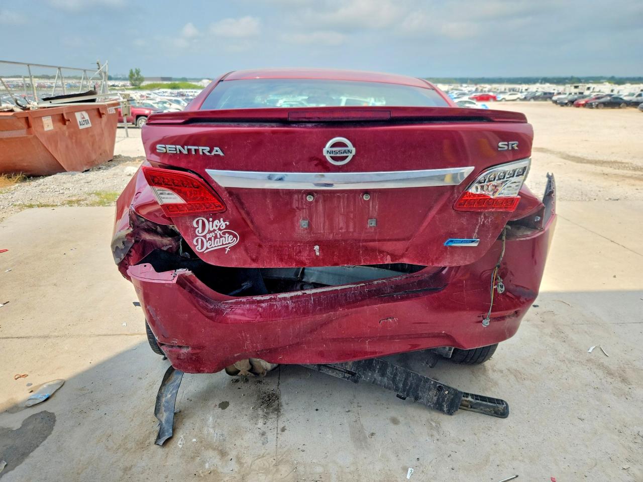 2013 Nissan Sentra S Red vin: 3N1AB7AP0DL761951