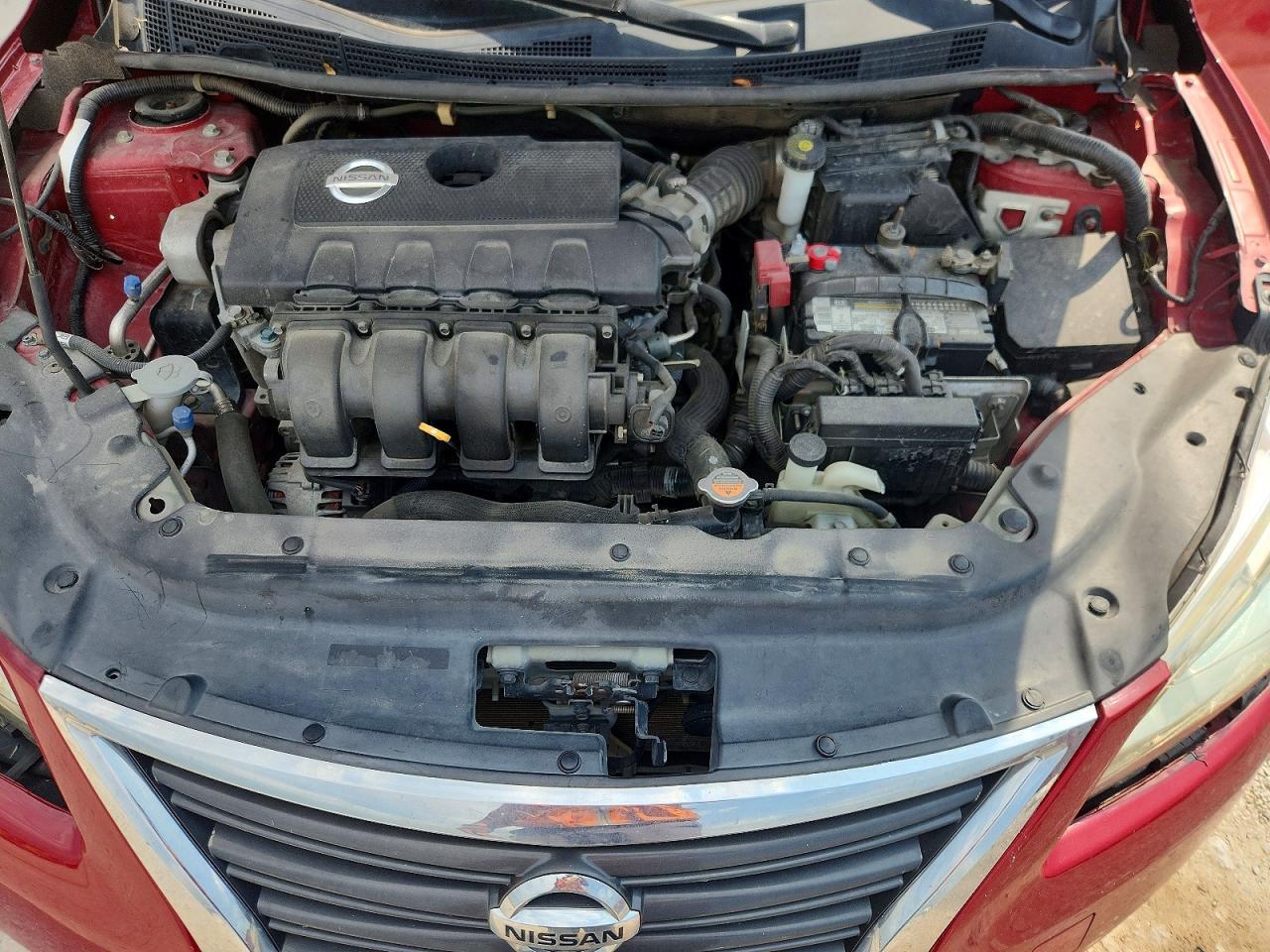 2013 Nissan Sentra S Red vin: 3N1AB7AP0DL761951