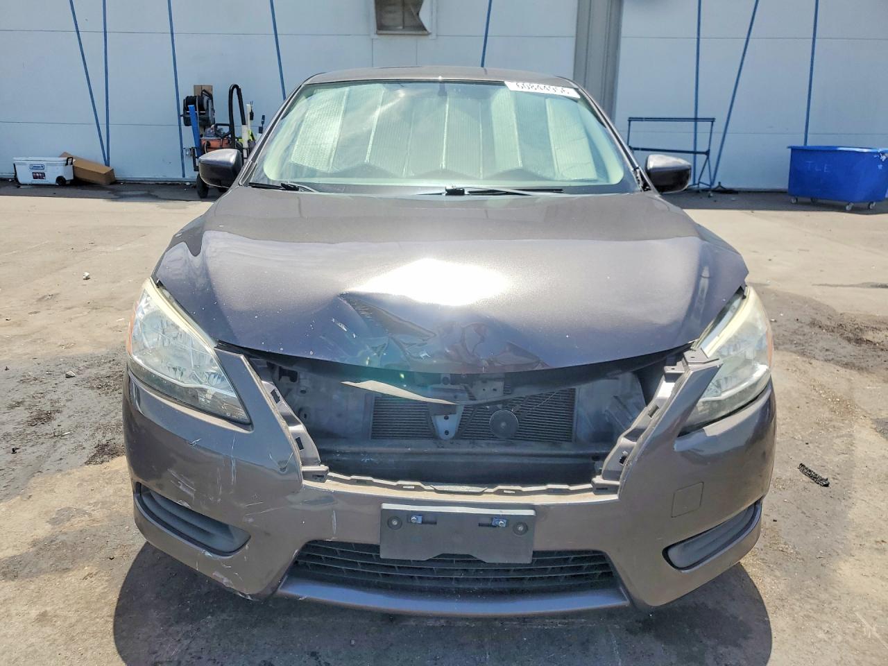 2013 Nissan Sentra S Gray vin: 3N1AB7AP0DL762730