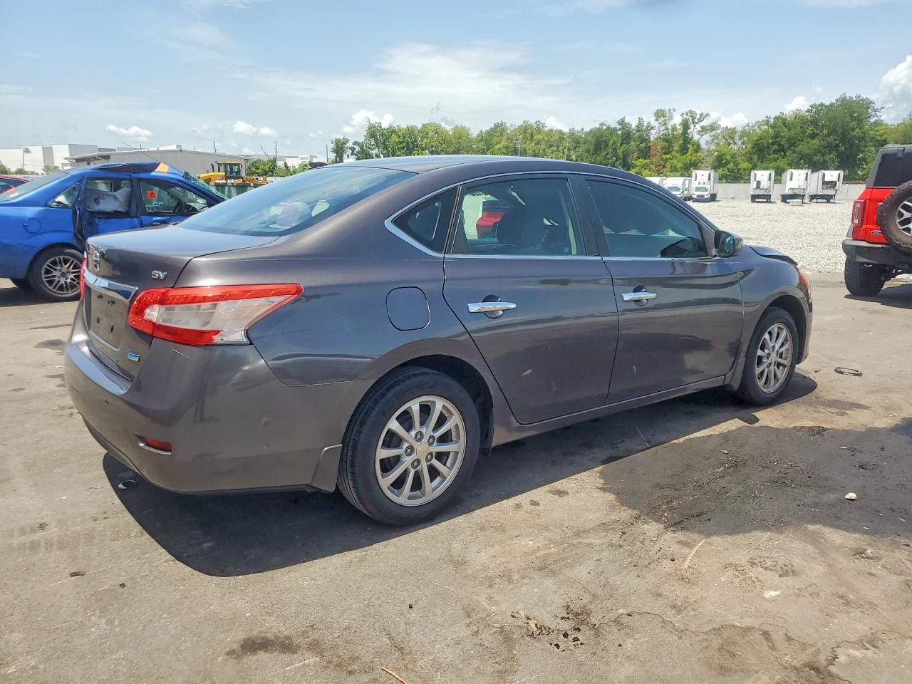 2013 Nissan Sentra S Gray vin: 3N1AB7AP0DL762730