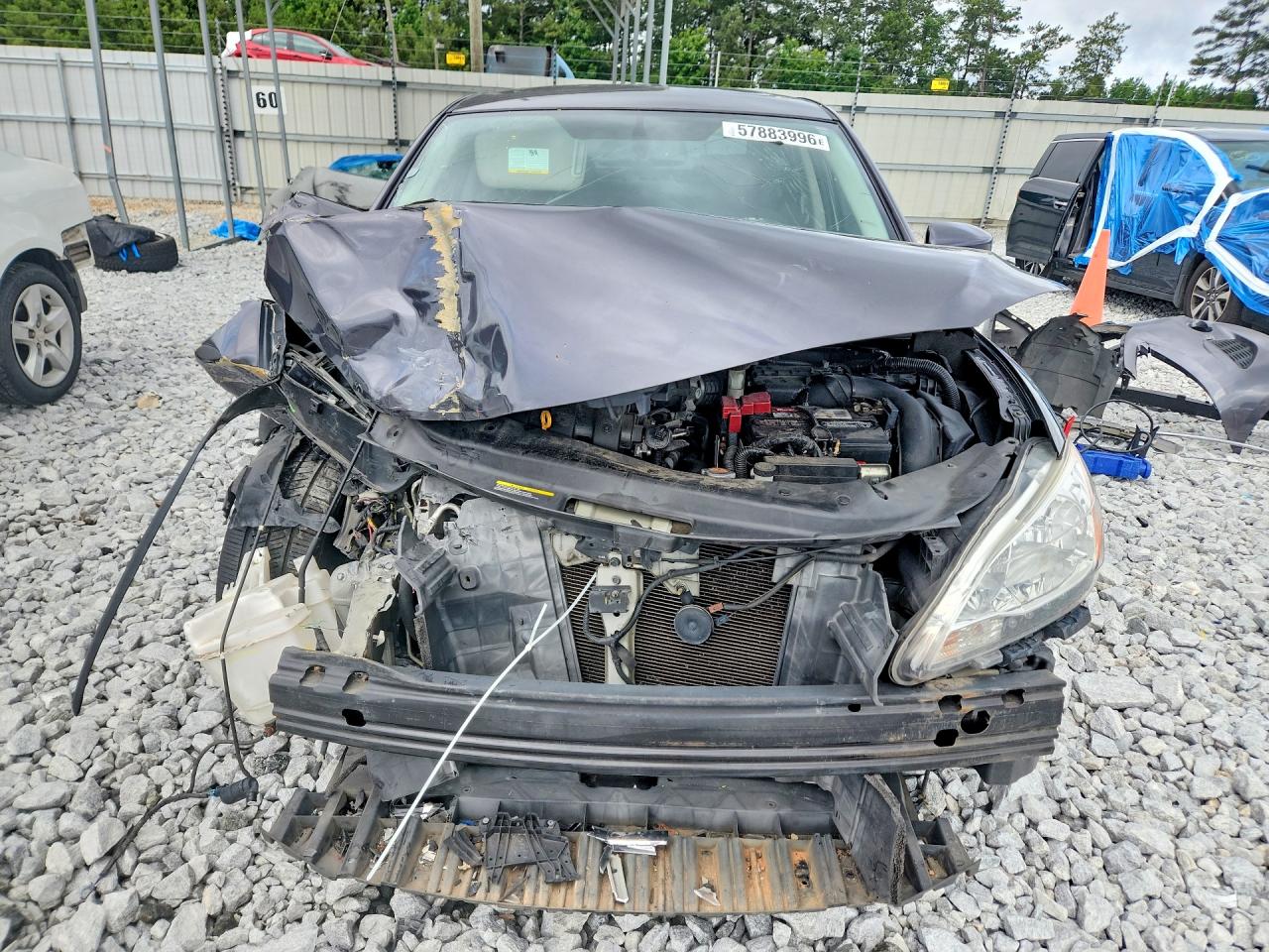2013 Nissan Sentra S Charcoal vin: 3N1AB7AP0DL763313