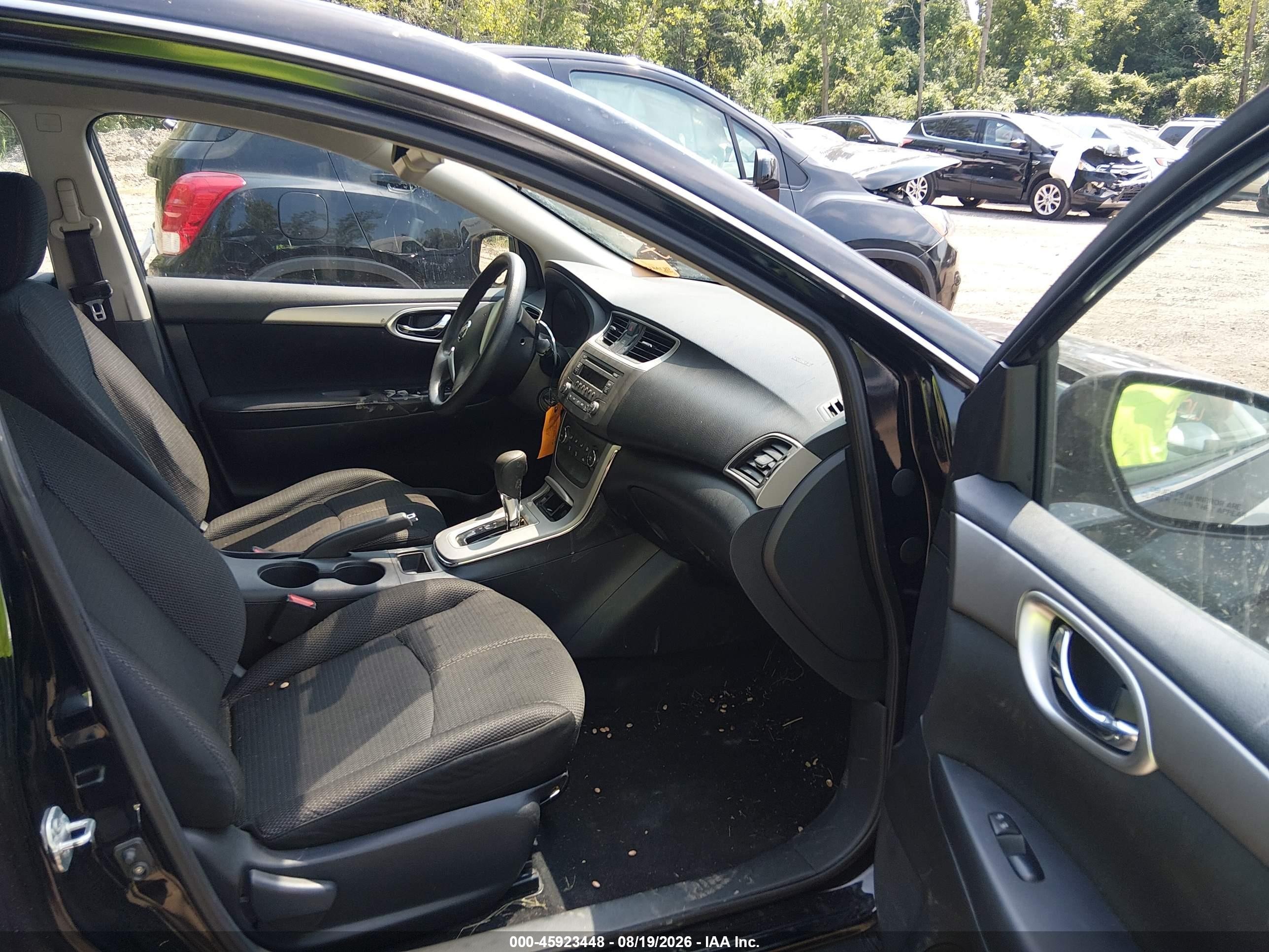 2013 Nissan Sentra S Black vin: 3N1AB7AP0DL766132