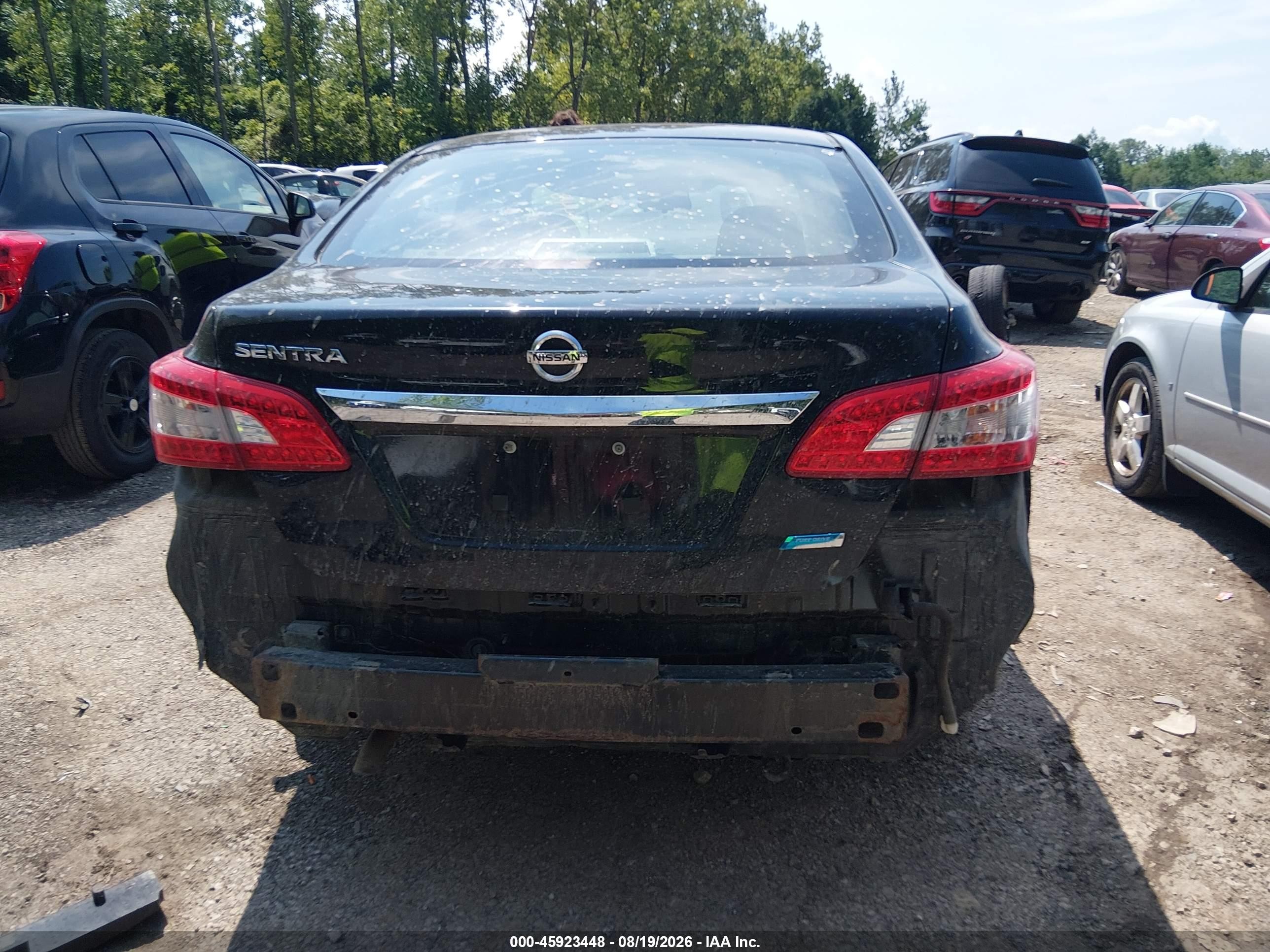 2013 Nissan Sentra S Black vin: 3N1AB7AP0DL766132