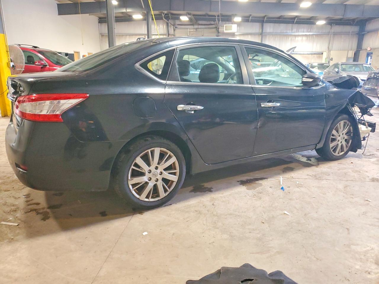 2013 Nissan Sentra S Black vin: 3N1AB7AP0DL774683