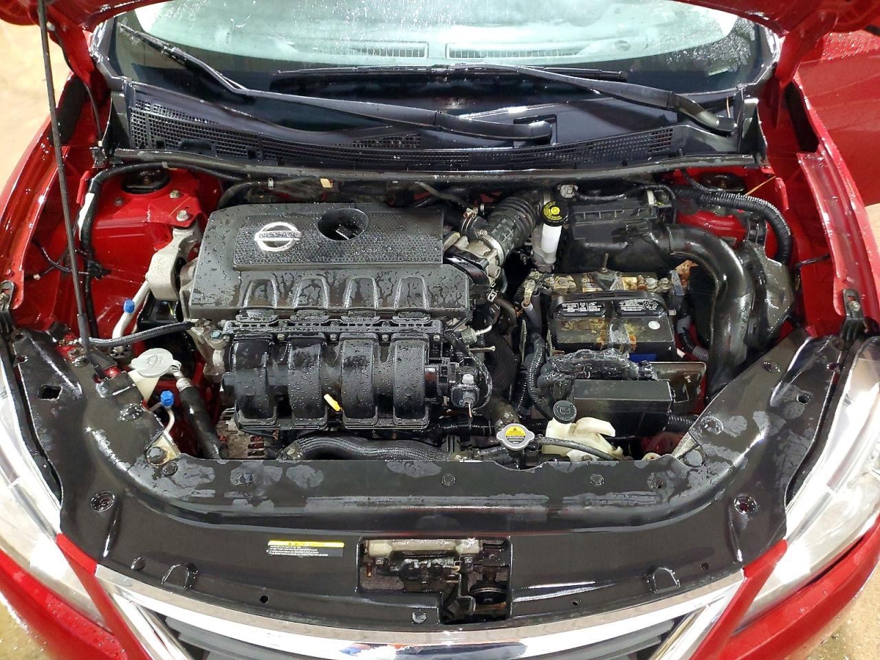 2013 Nissan Sentra S Красный vin: 3N1AB7AP0DL782931