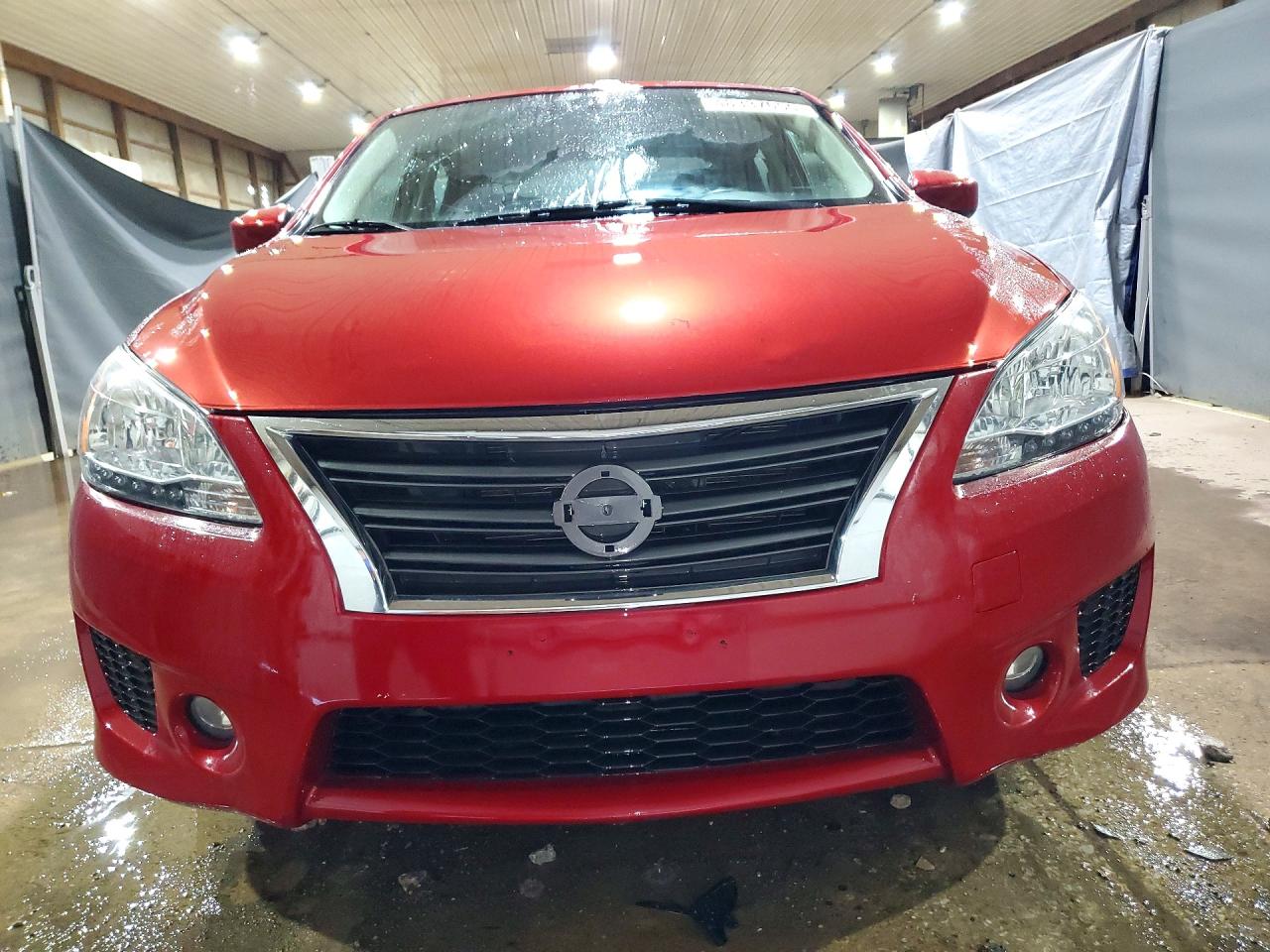 2013 Nissan Sentra S Красный vin: 3N1AB7AP0DL782931
