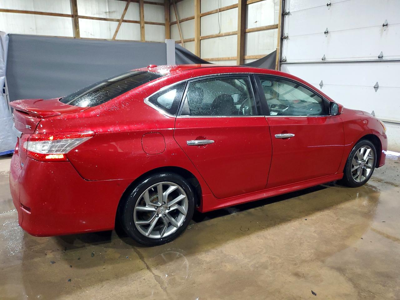 2013 Nissan Sentra S Красный vin: 3N1AB7AP0DL782931
