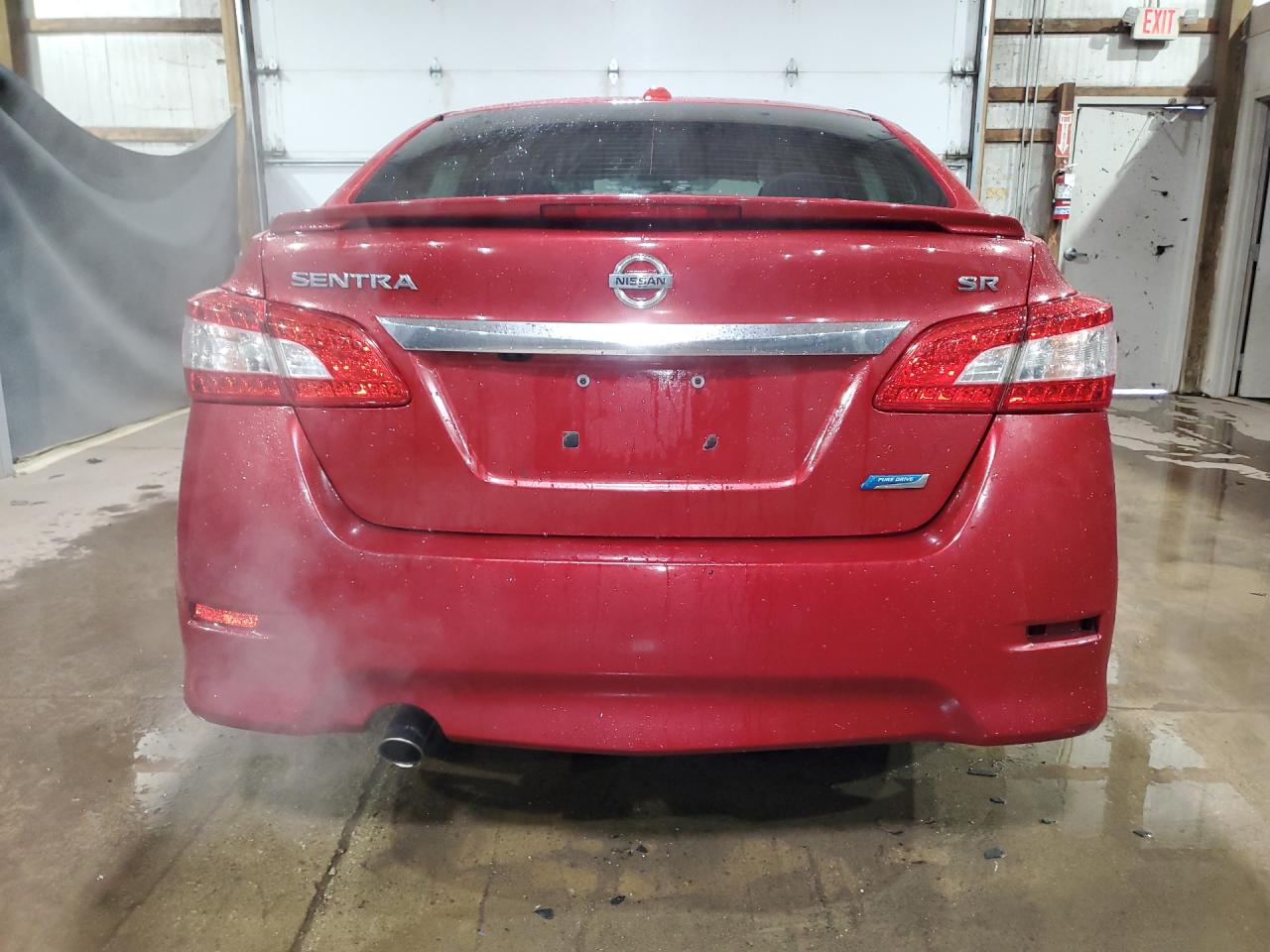 2013 Nissan Sentra S Красный vin: 3N1AB7AP0DL782931 Damage: Right Rear Marker Lamp, Broken, Replacement Required