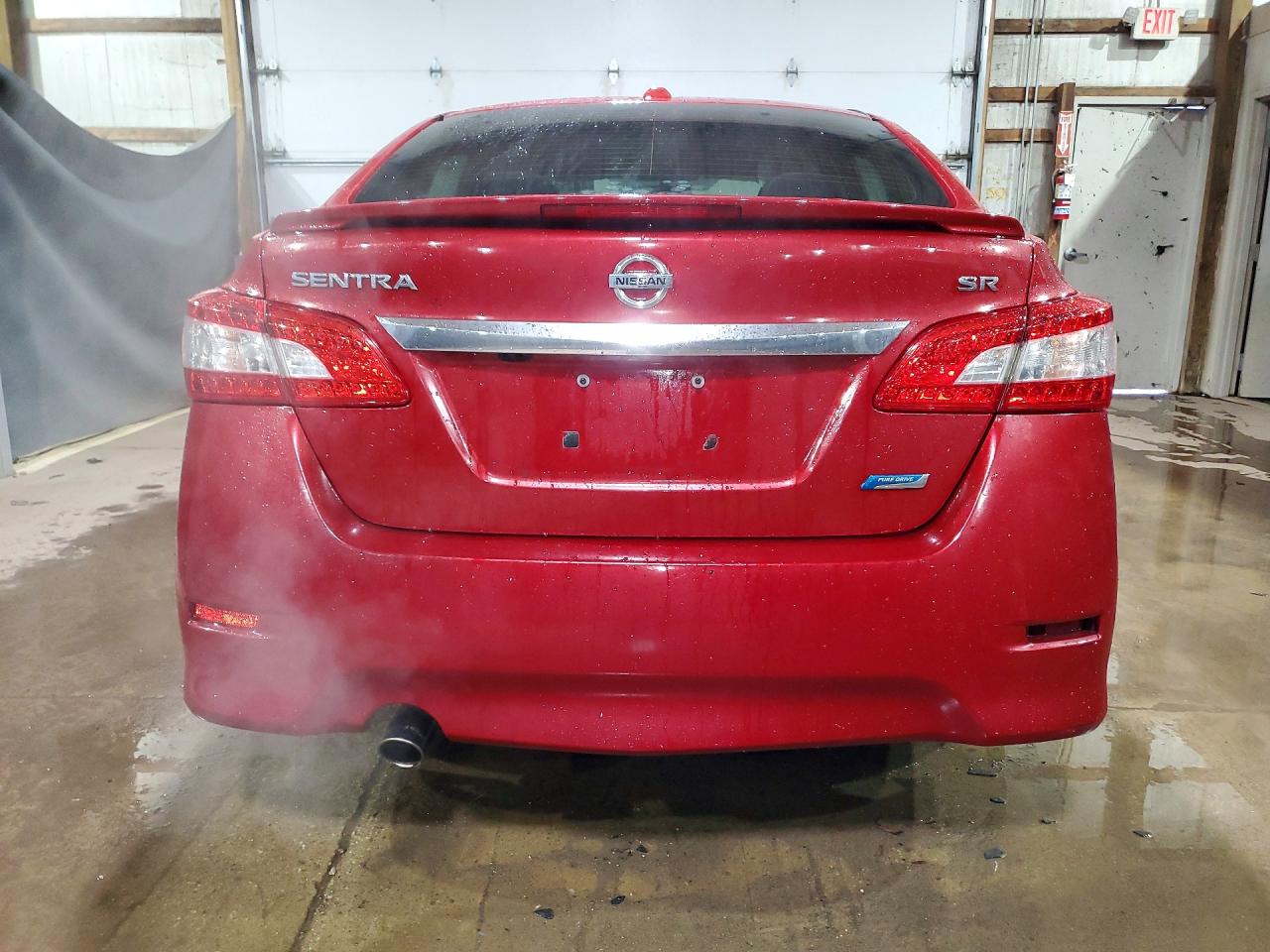 2013 Nissan Sentra S Красный vin: 3N1AB7AP0DL782931