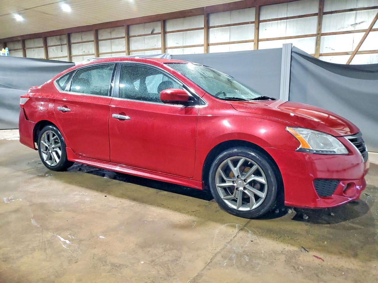 2013 Nissan Sentra S Красный vin: 3N1AB7AP0DL782931
