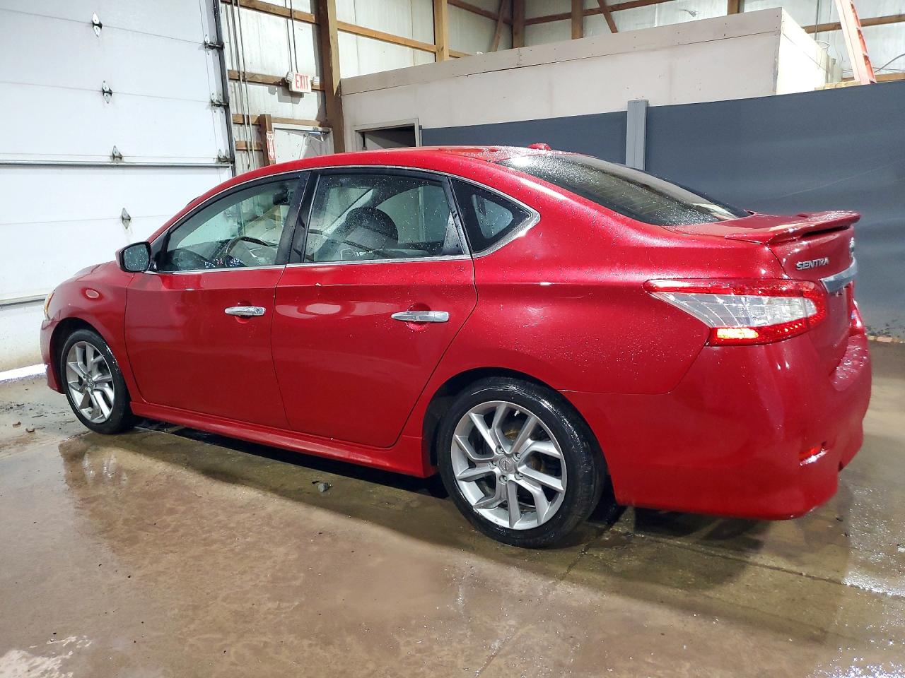 2013 Nissan Sentra S Красный vin: 3N1AB7AP0DL782931
