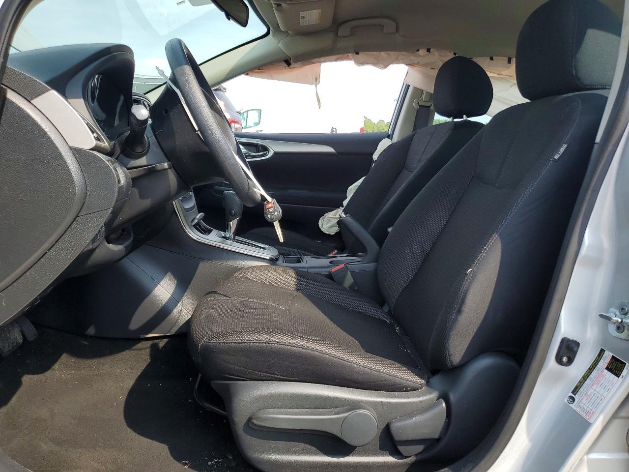 2013 Nissan Sentra S Серый vin: 3N1AB7AP0DL790561