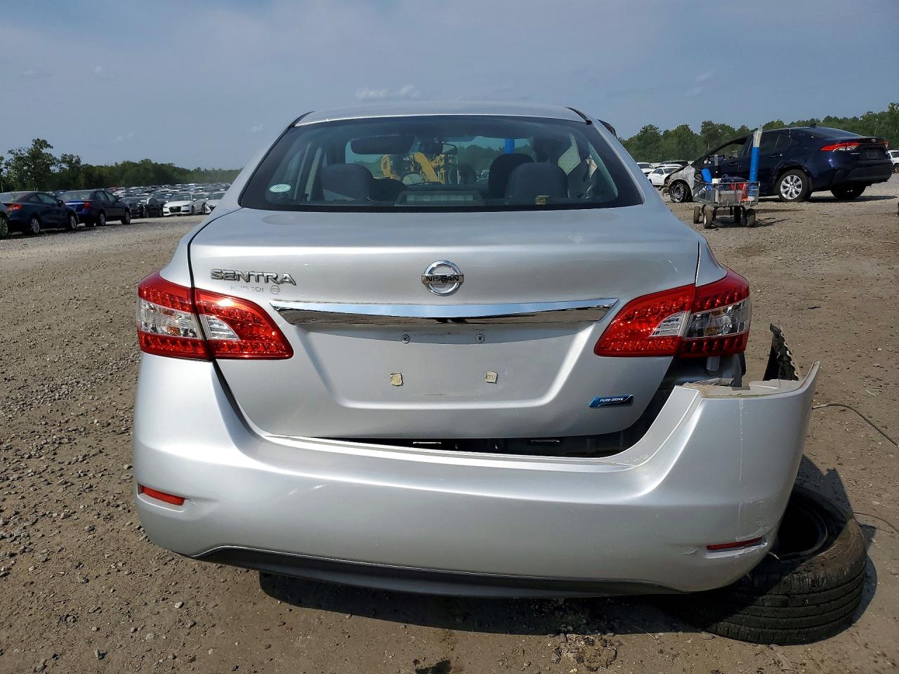 2013 Nissan Sentra S Серый vin: 3N1AB7AP0DL790561