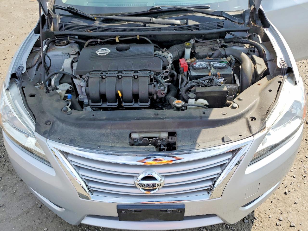 2013 Nissan Sentra S Серый vin: 3N1AB7AP0DL790561