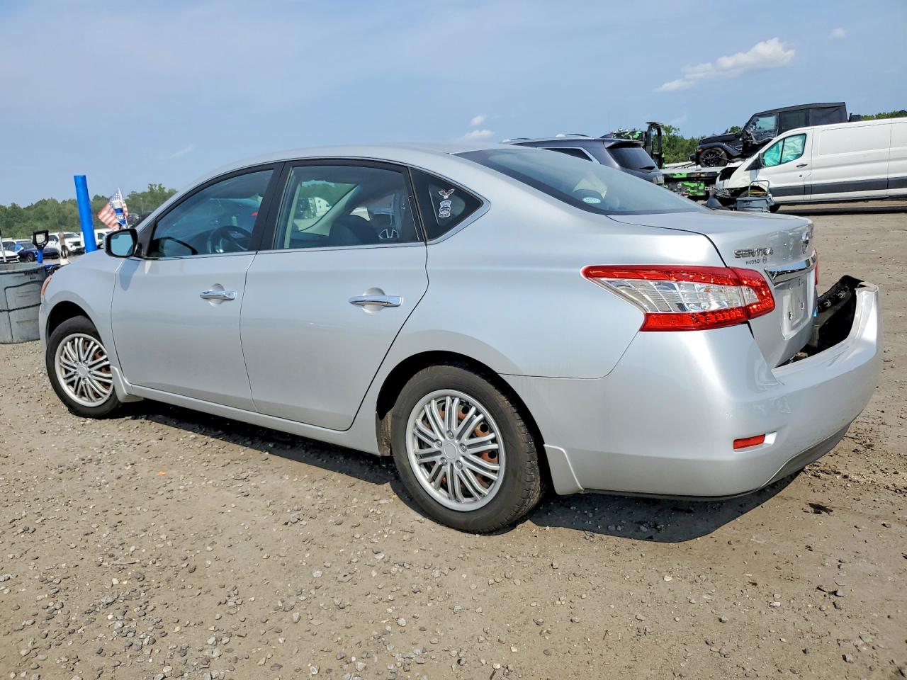 2013 Nissan Sentra S Серый vin: 3N1AB7AP0DL790561
