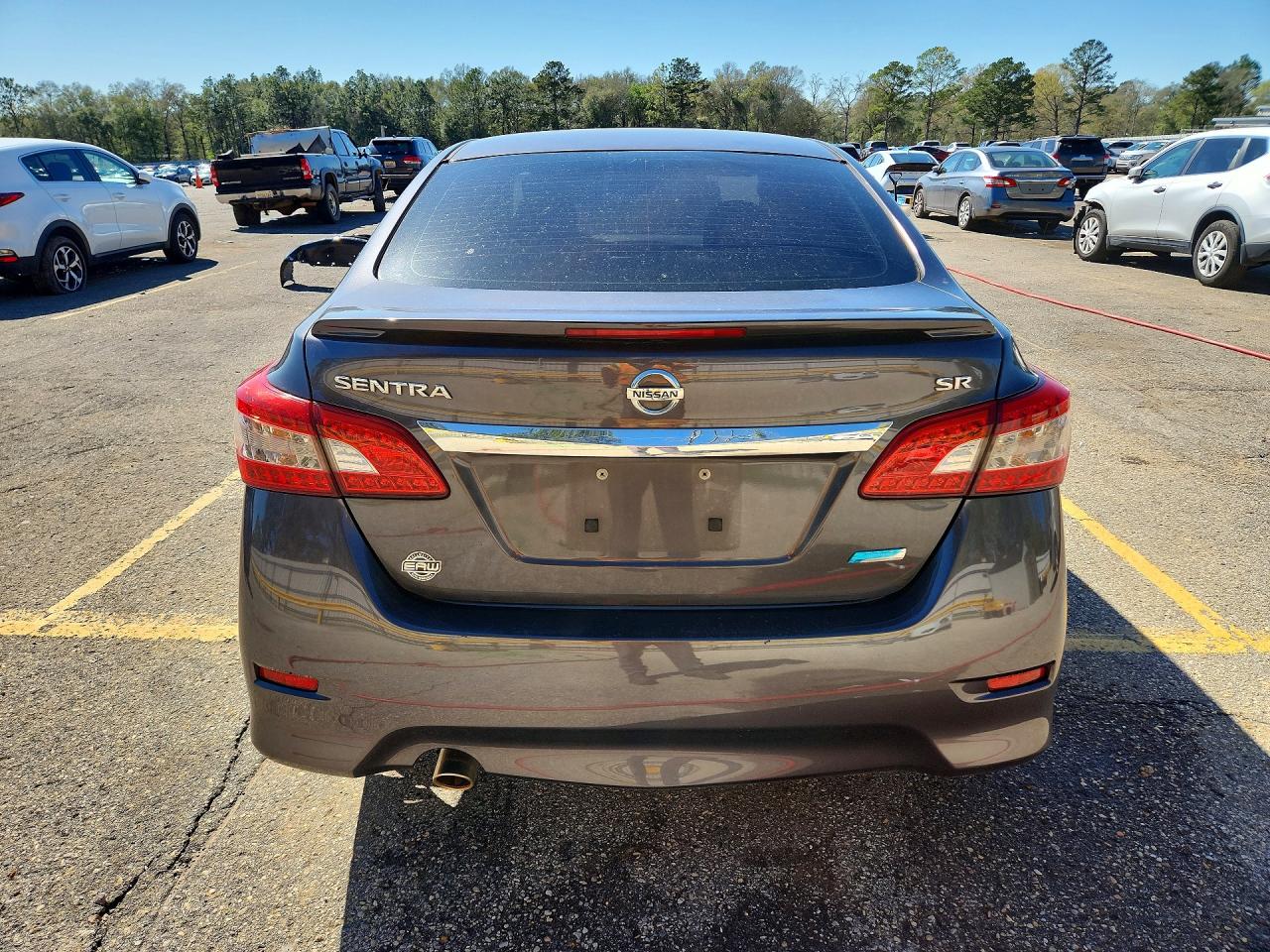 2013 Nissan Sentra S Серый vin: 3N1AB7AP0DL796845