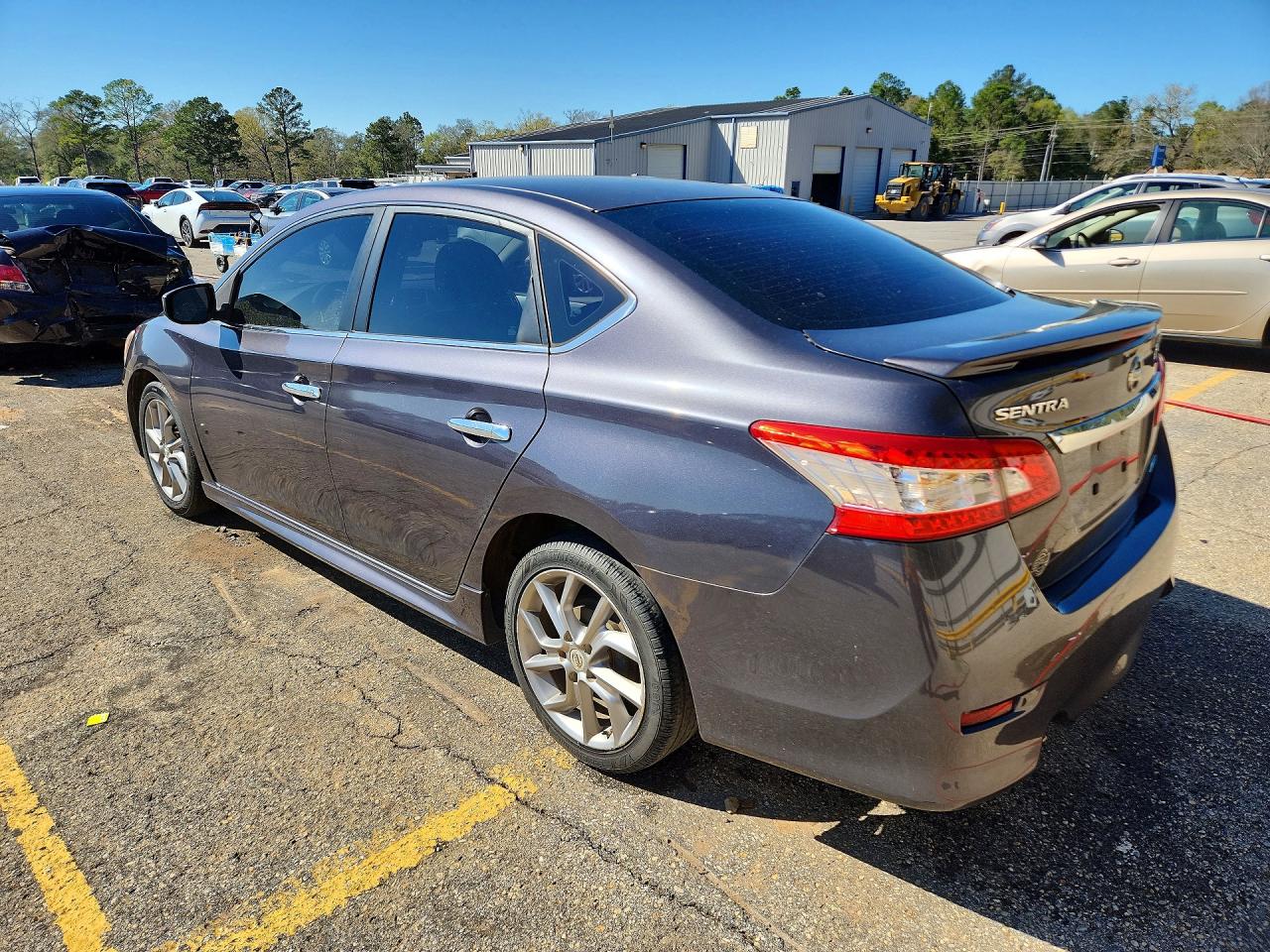 2013 Nissan Sentra S Серый vin: 3N1AB7AP0DL796845
