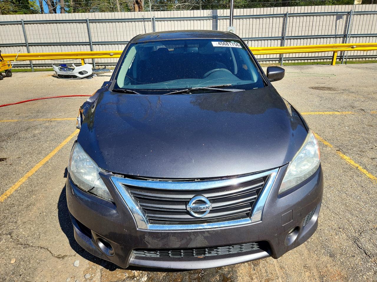 2013 Nissan Sentra S Серый vin: 3N1AB7AP0DL796845