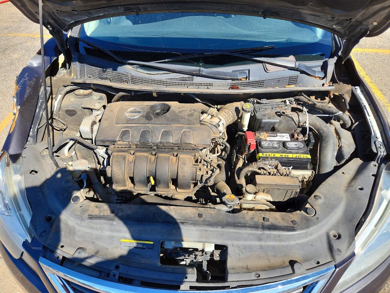 2013 Nissan Sentra S Серый vin: 3N1AB7AP0DL796845