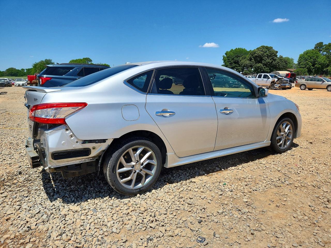 2013 Nissan Sentra S Серебряный vin: 3N1AB7AP0DL797557