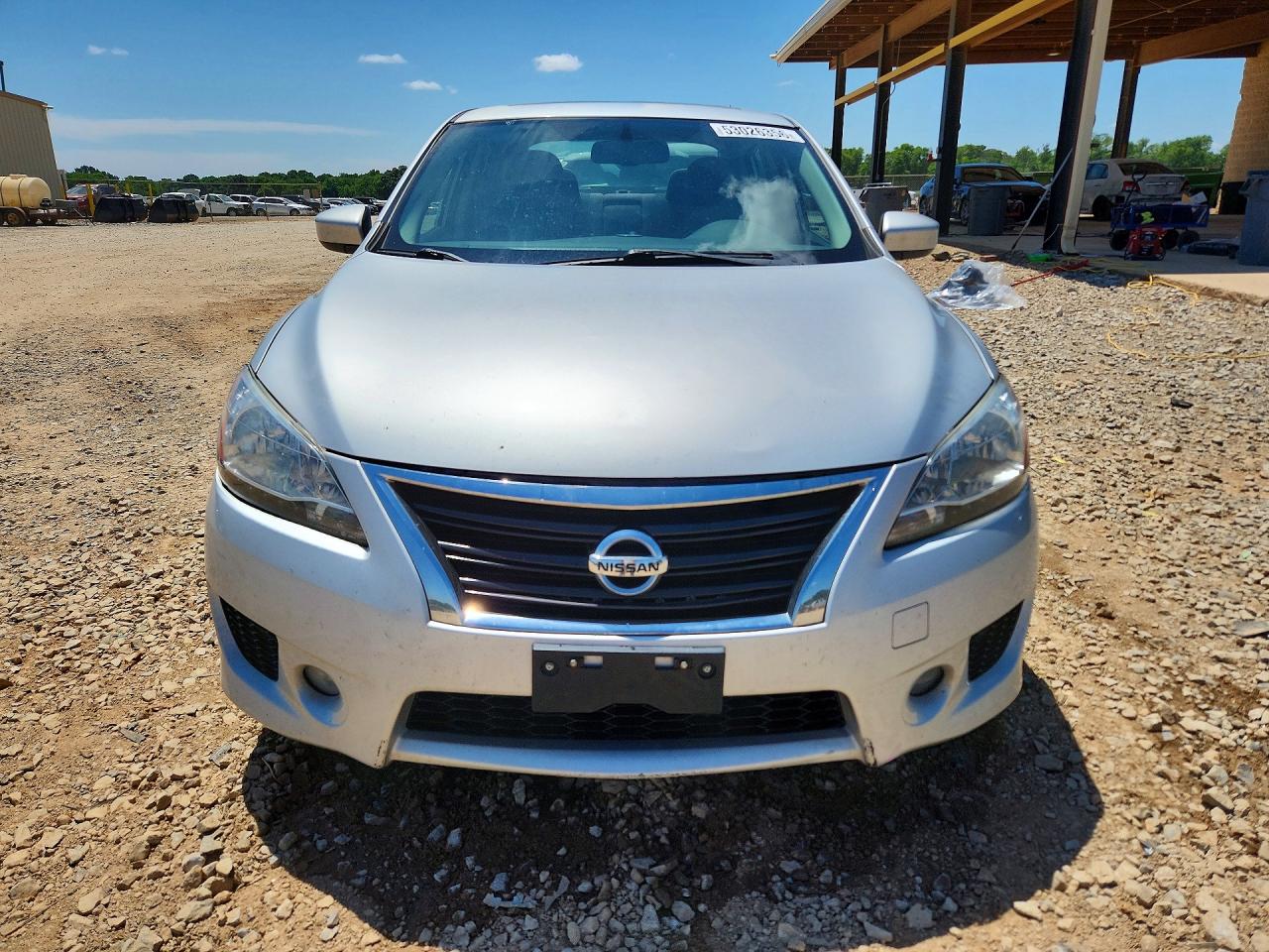 2013 Nissan Sentra S Серебряный vin: 3N1AB7AP0DL797557