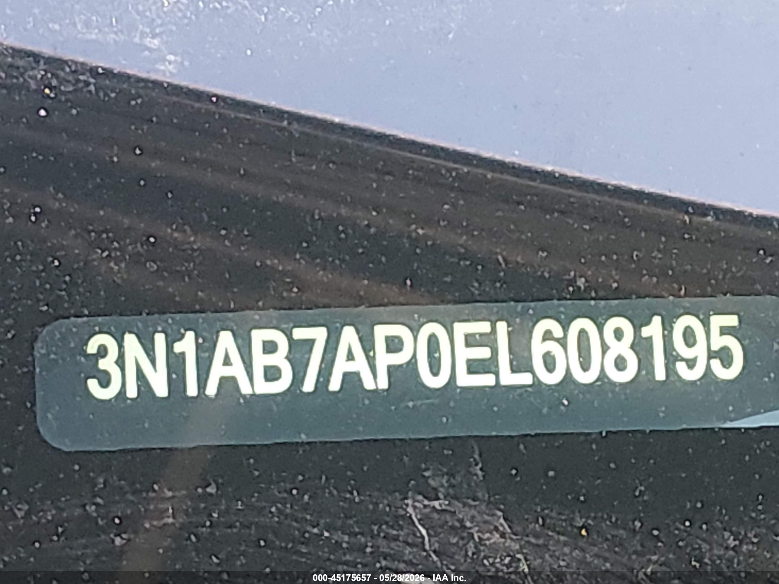 2014 Nissan Sentra Sl Серый vin: 3N1AB7AP0EL608195