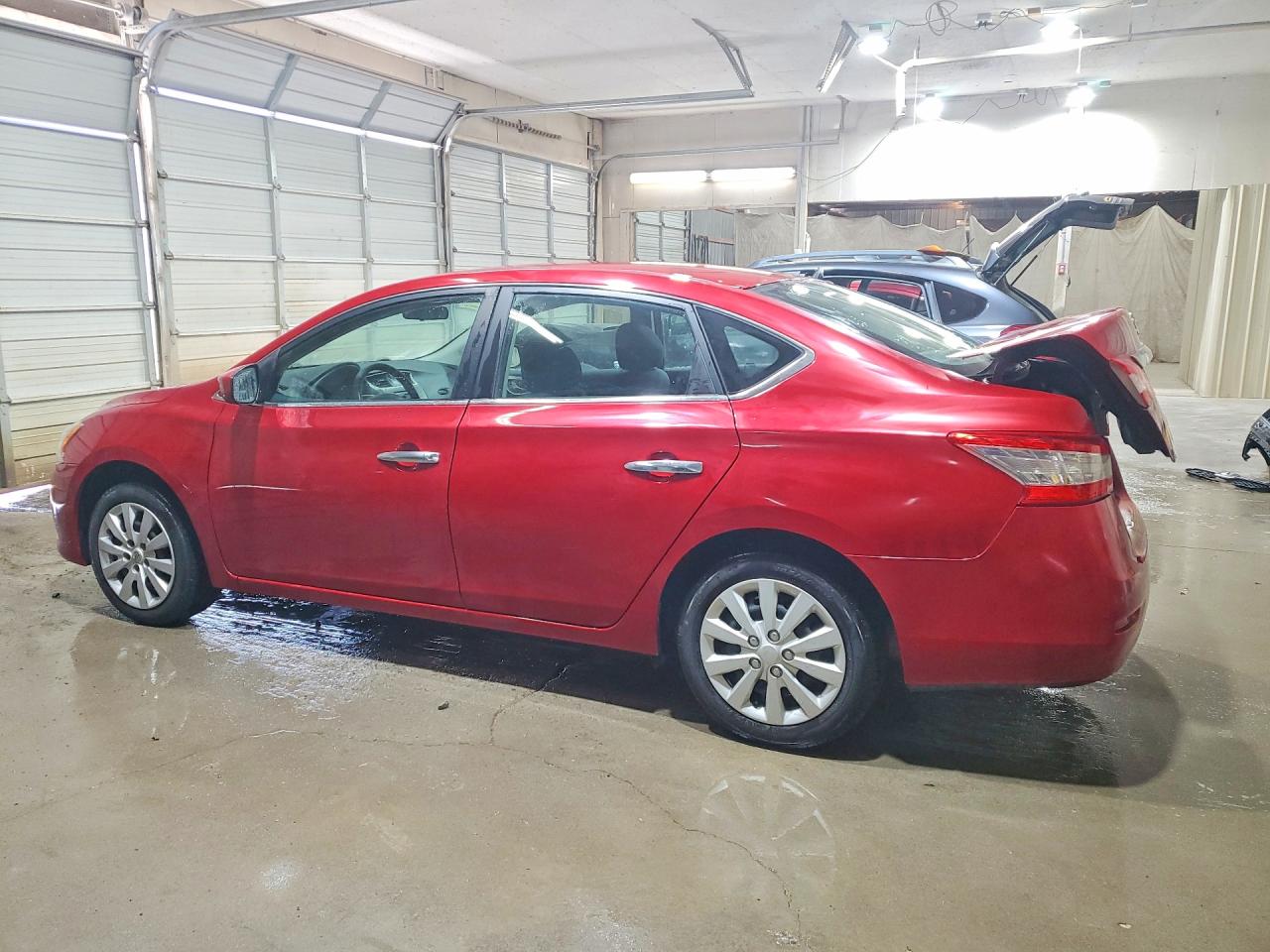 2014 Nissan Sentra Sv Red vin: 3N1AB7AP0EL609735