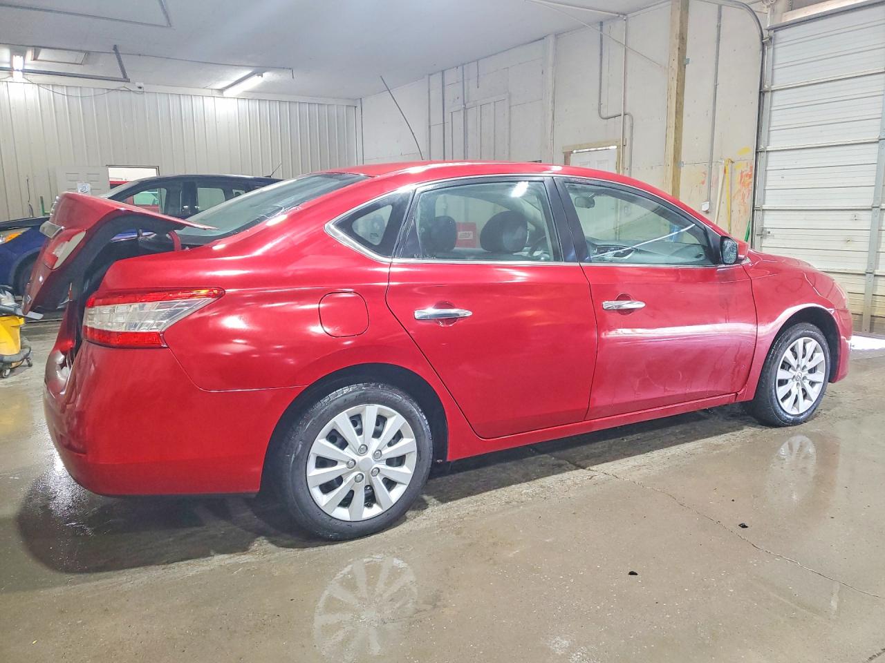 2014 Nissan Sentra Sv Red vin: 3N1AB7AP0EL609735