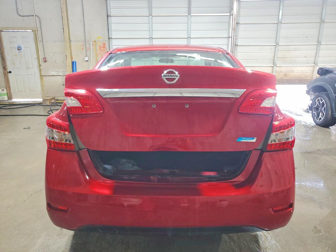 2014 Nissan Sentra Sv Red vin: 3N1AB7AP0EL609735