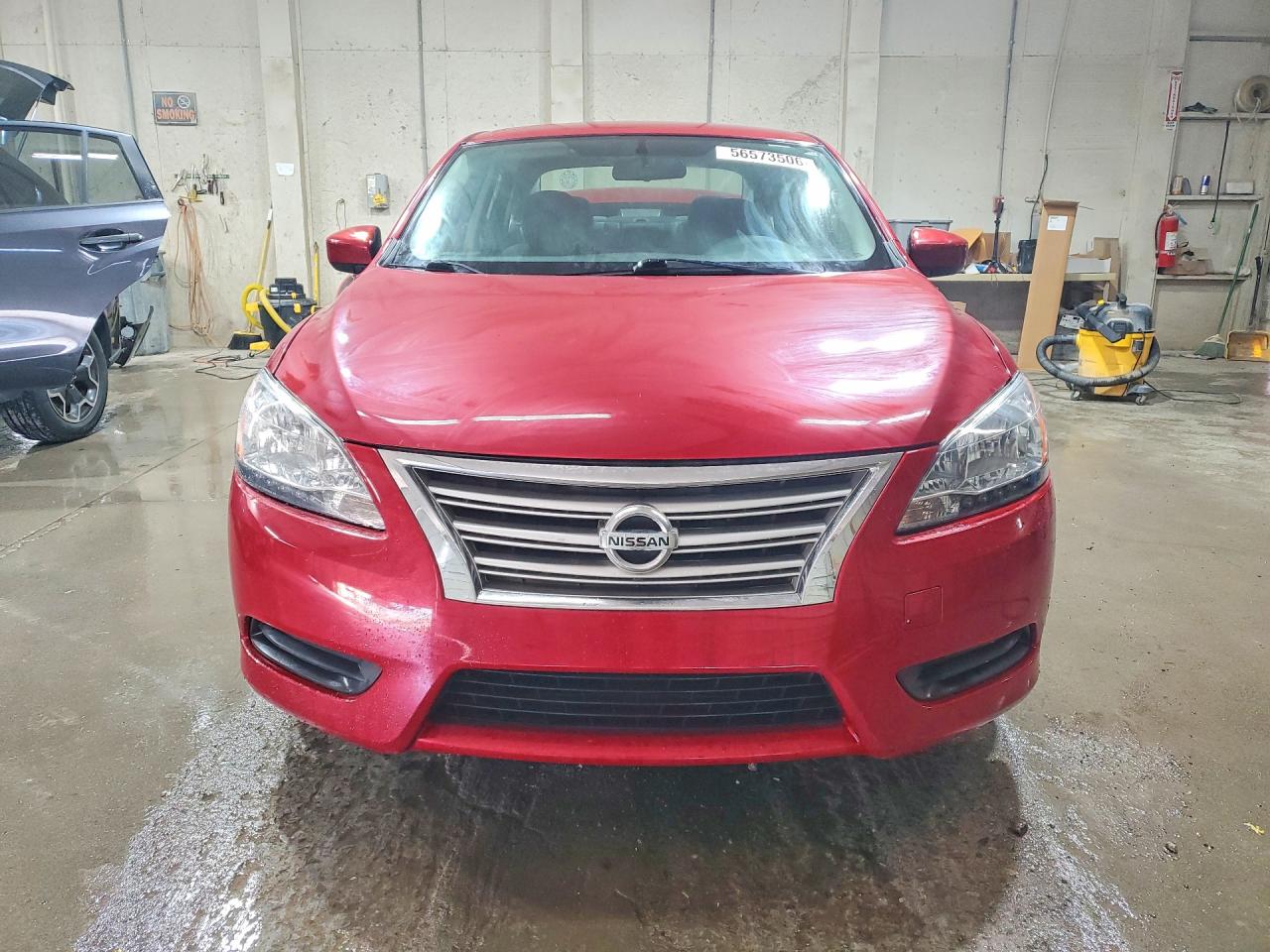 2014 Nissan Sentra Sv Red vin: 3N1AB7AP0EL609735