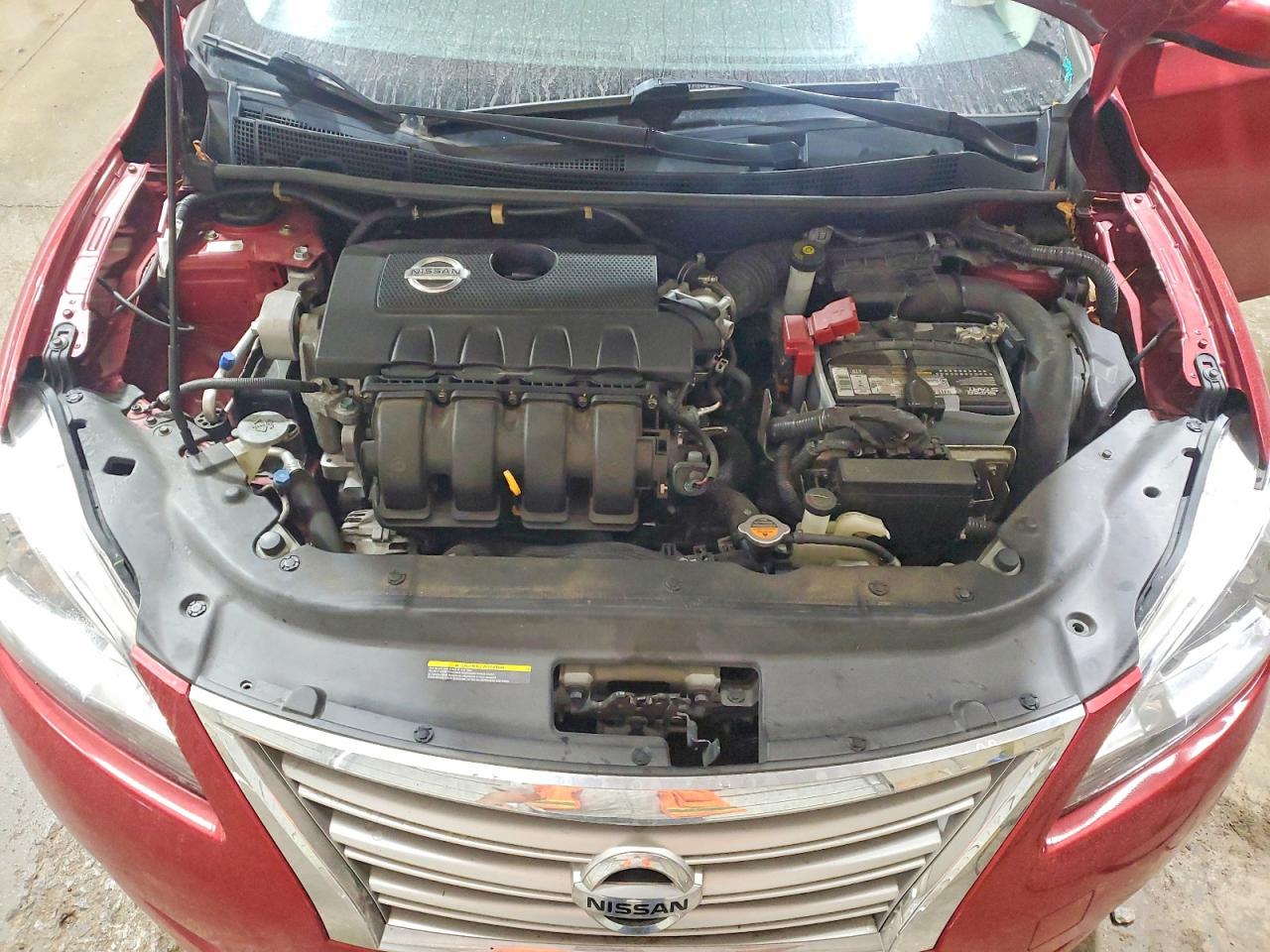 2014 Nissan Sentra Sv Red vin: 3N1AB7AP0EL609735