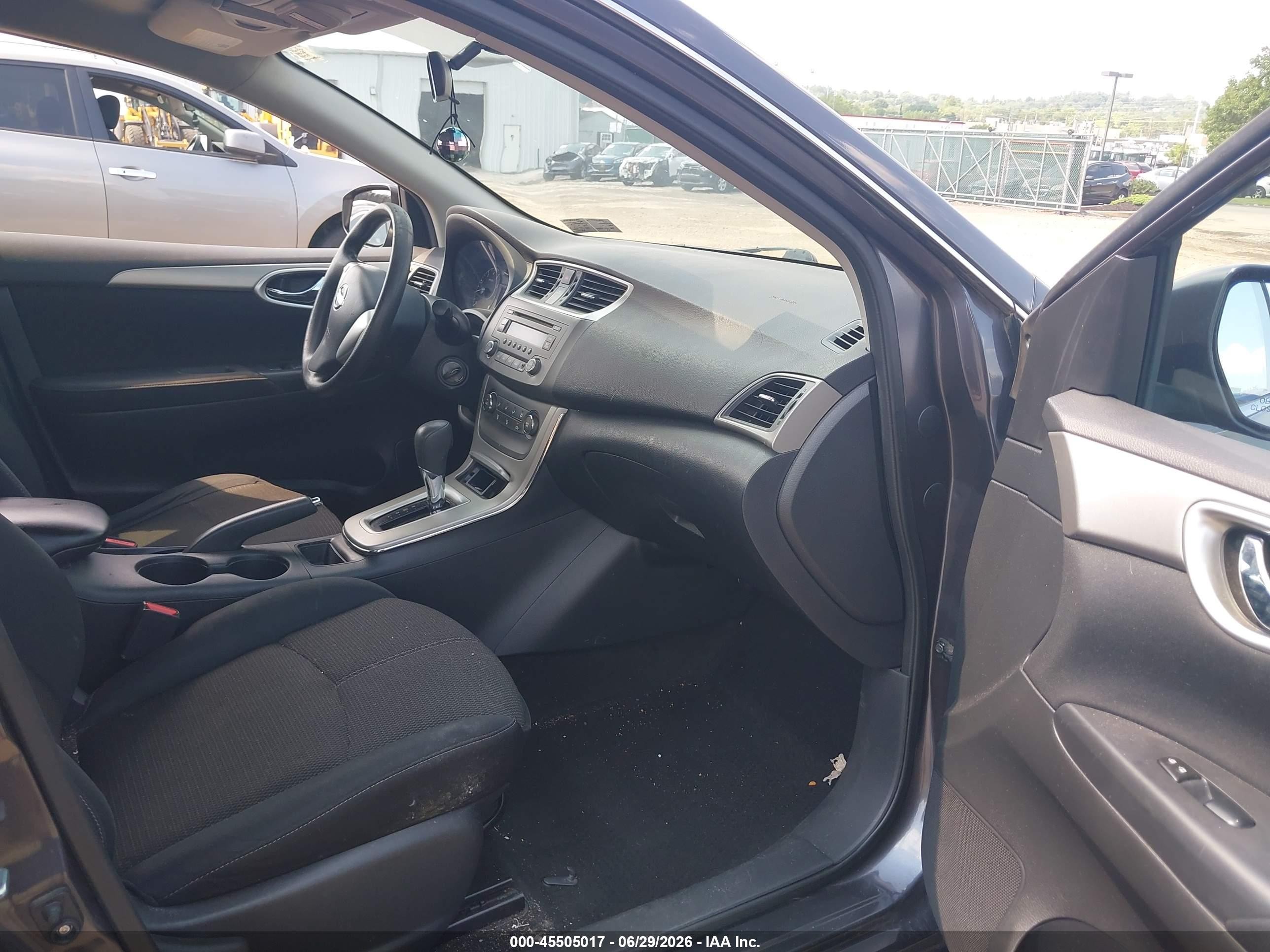 2014 Nissan Sentra S Gray vin: 3N1AB7AP0EL615941