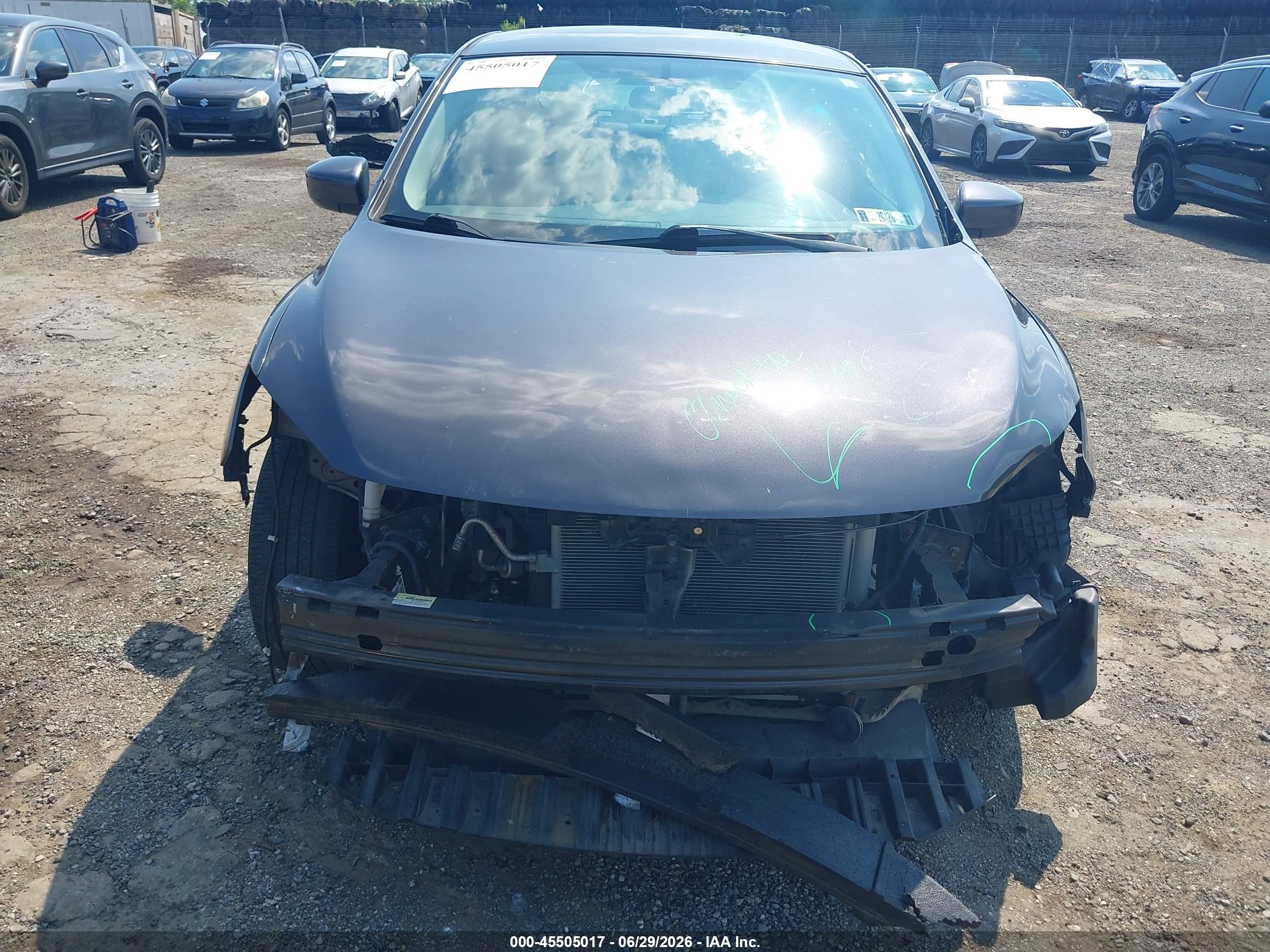 2014 Nissan Sentra S Gray vin: 3N1AB7AP0EL615941