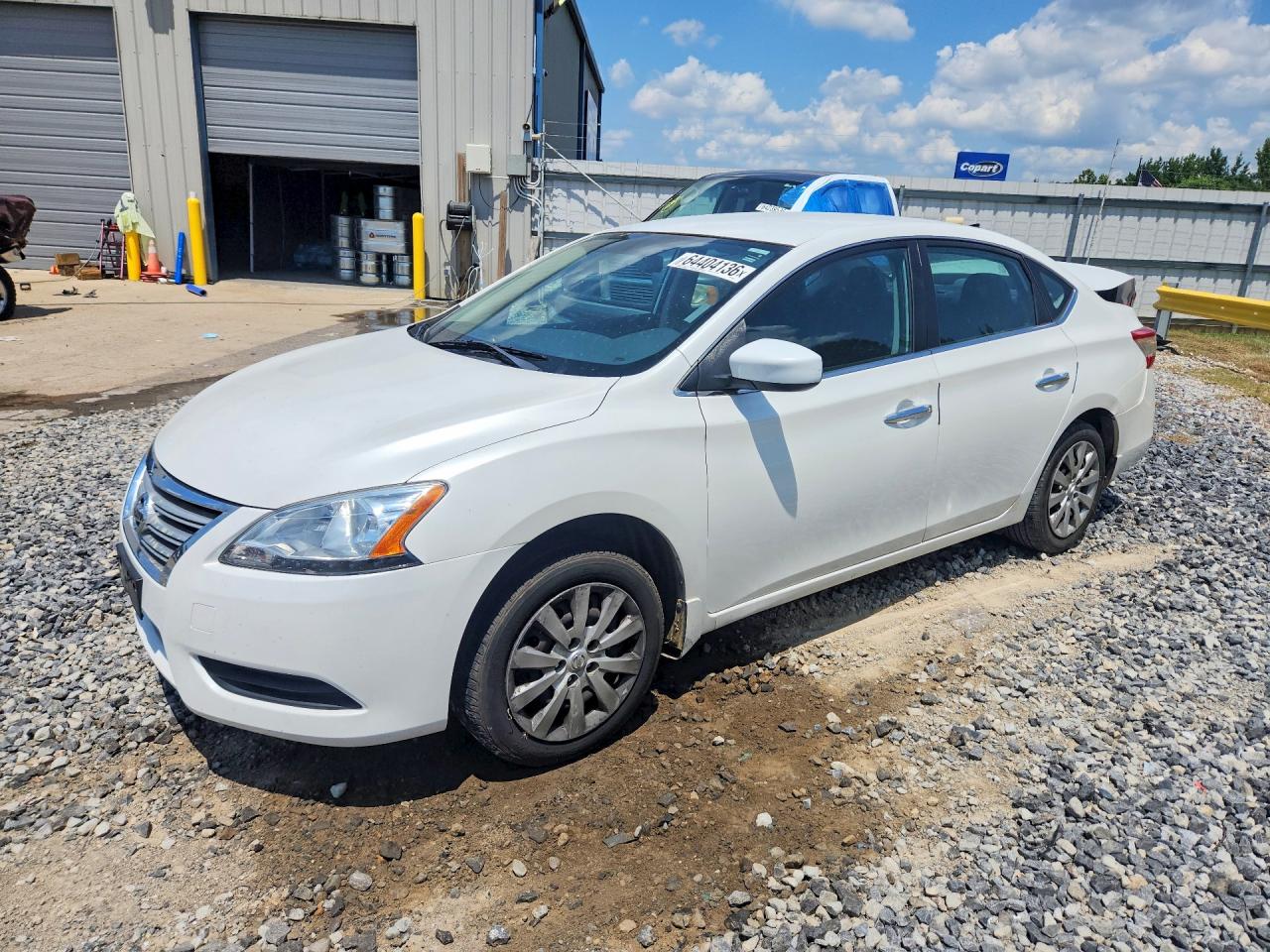 2014 Nissan Sentra Sv White vin: 3N1AB7AP0EL622954