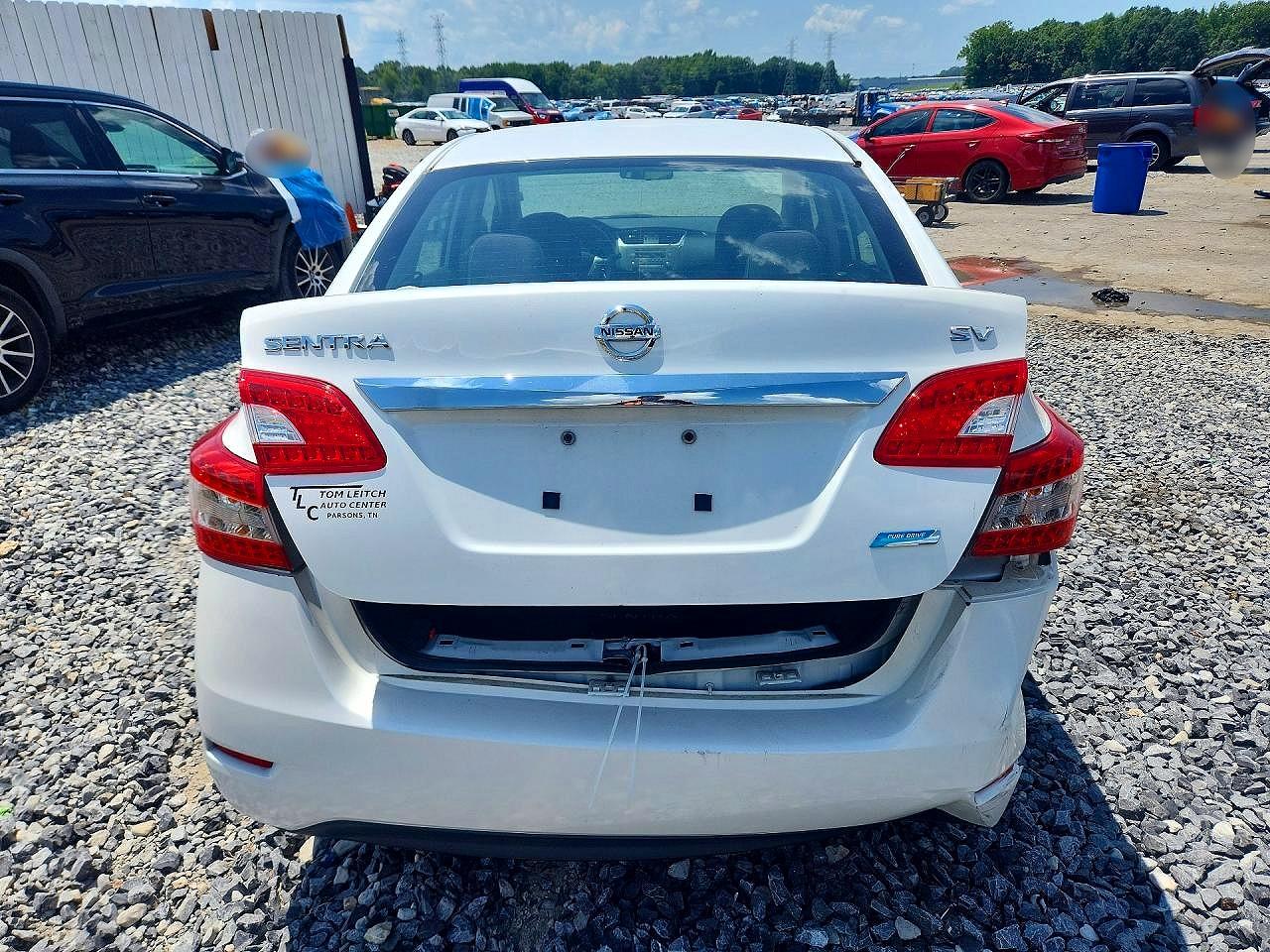 2014 Nissan Sentra Sv White vin: 3N1AB7AP0EL622954