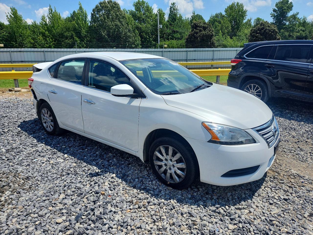 2014 Nissan Sentra Sv White vin: 3N1AB7AP0EL622954
