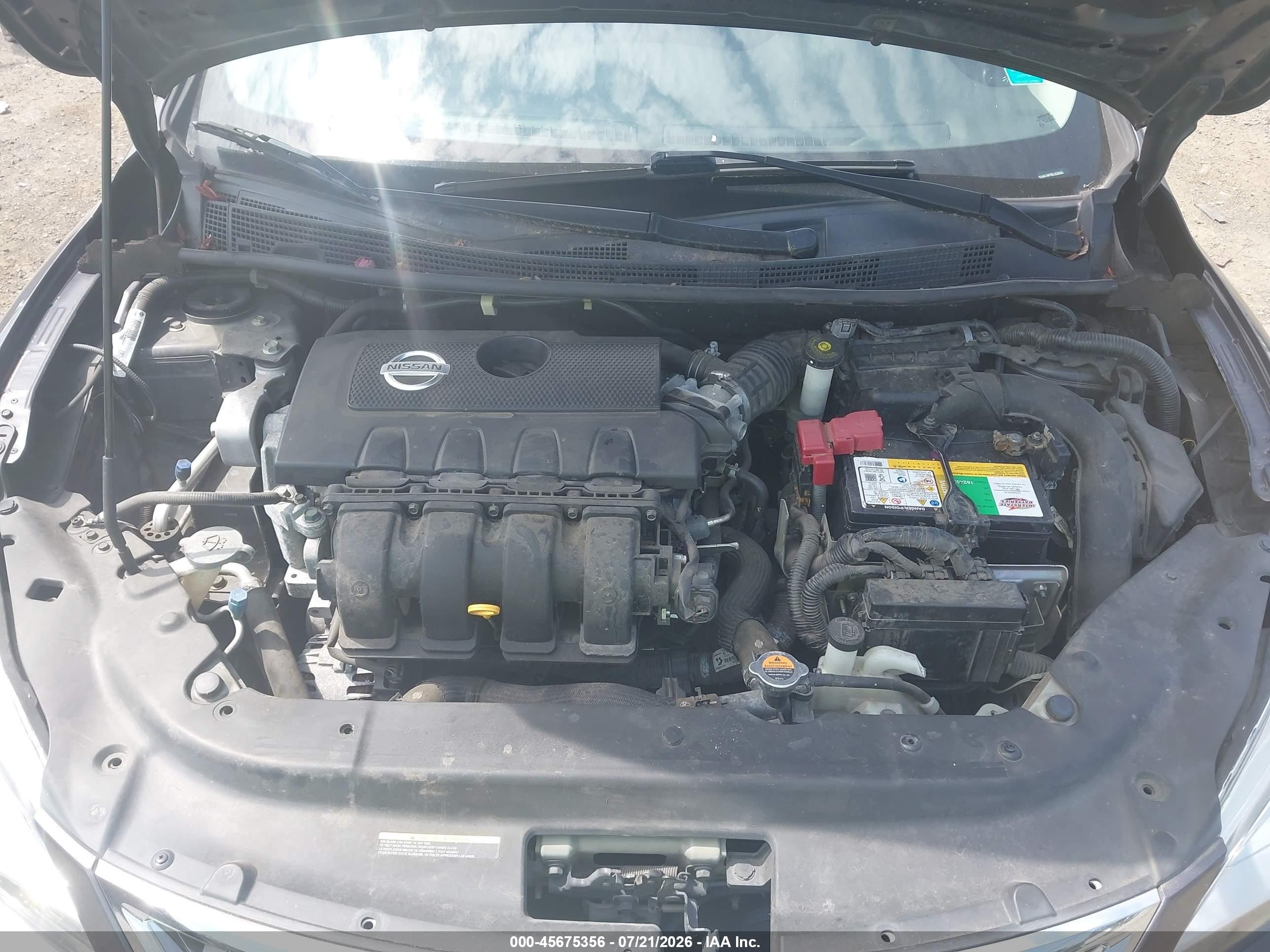 2014 Nissan Sentra S Серый vin: 3N1AB7AP0EL635655