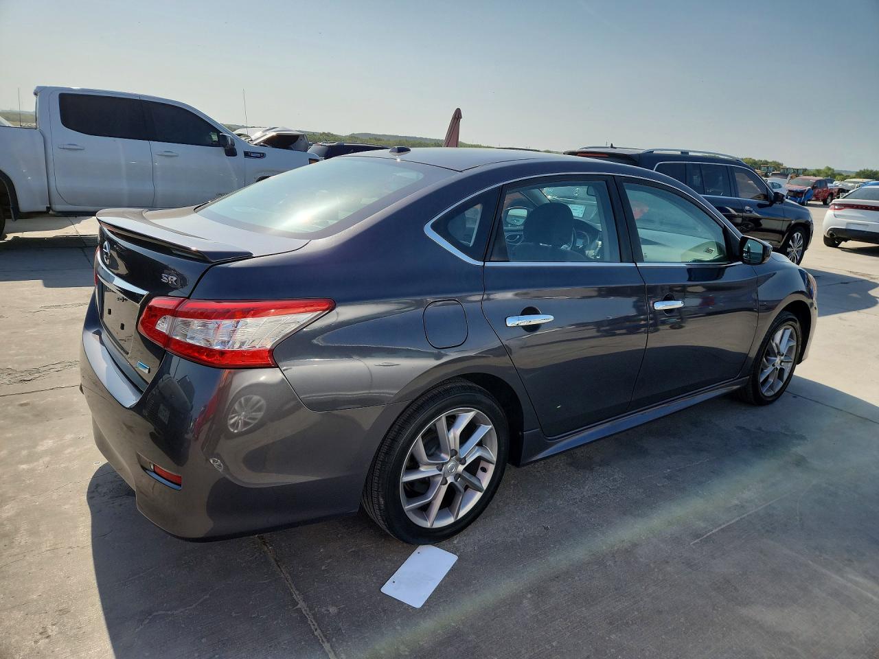 2014 Nissan Sentra Sr Gray vin: 3N1AB7AP0EL636210