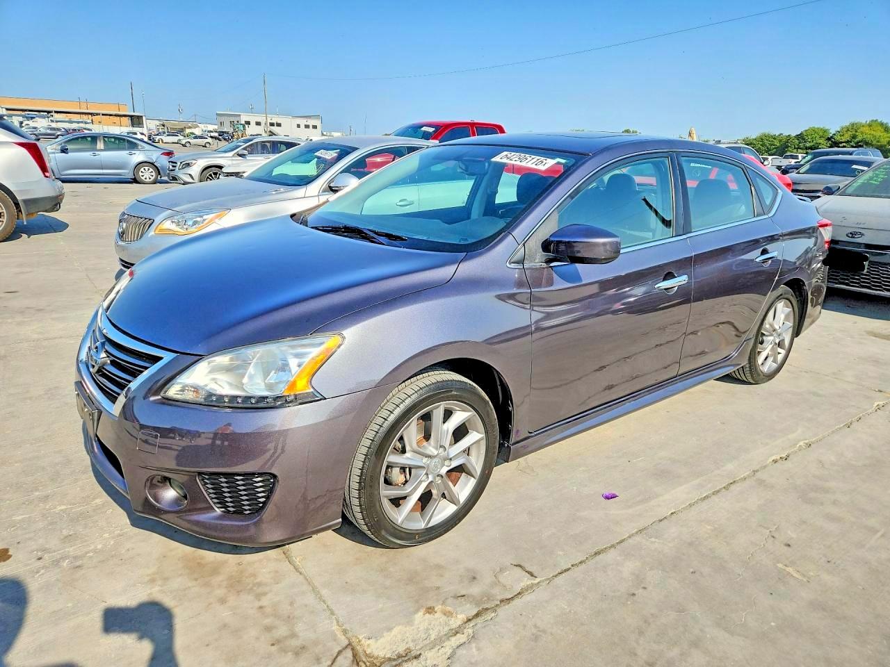 2014 Nissan Sentra Sr Gray vin: 3N1AB7AP0EL636210