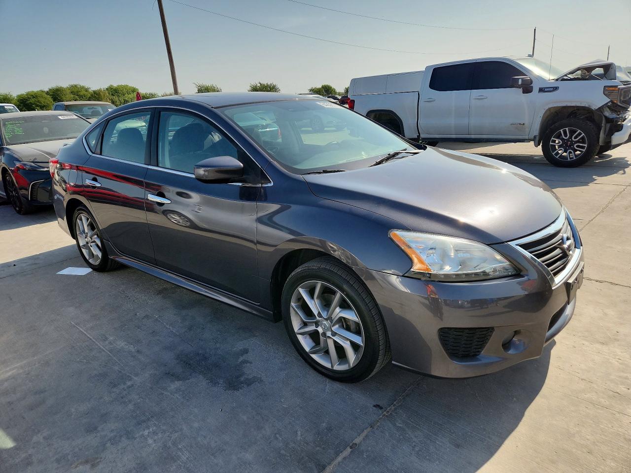 2014 Nissan Sentra Sr Gray vin: 3N1AB7AP0EL636210