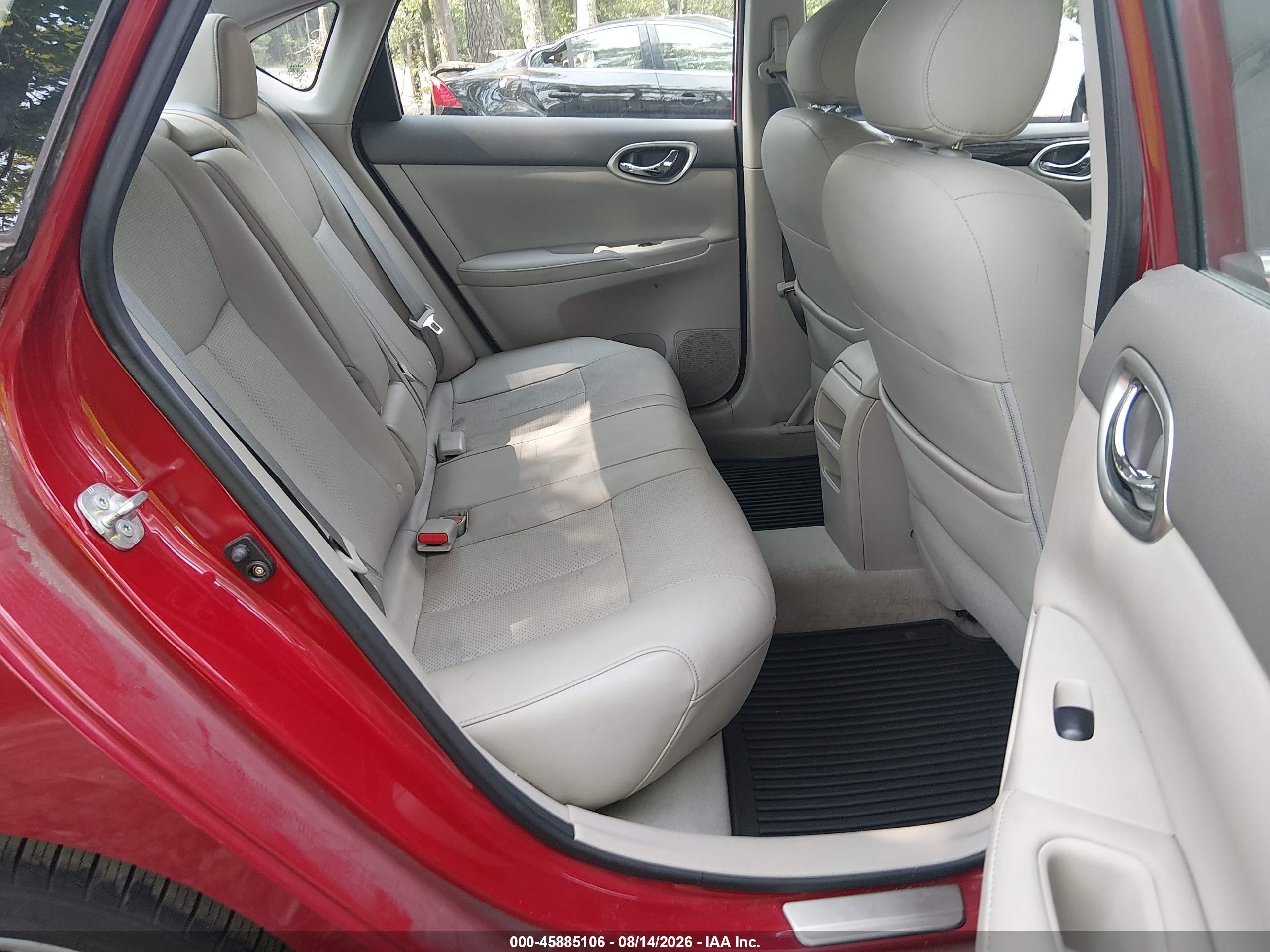2014 Nissan Sentra Sl Красный vin: 3N1AB7AP0EL637440