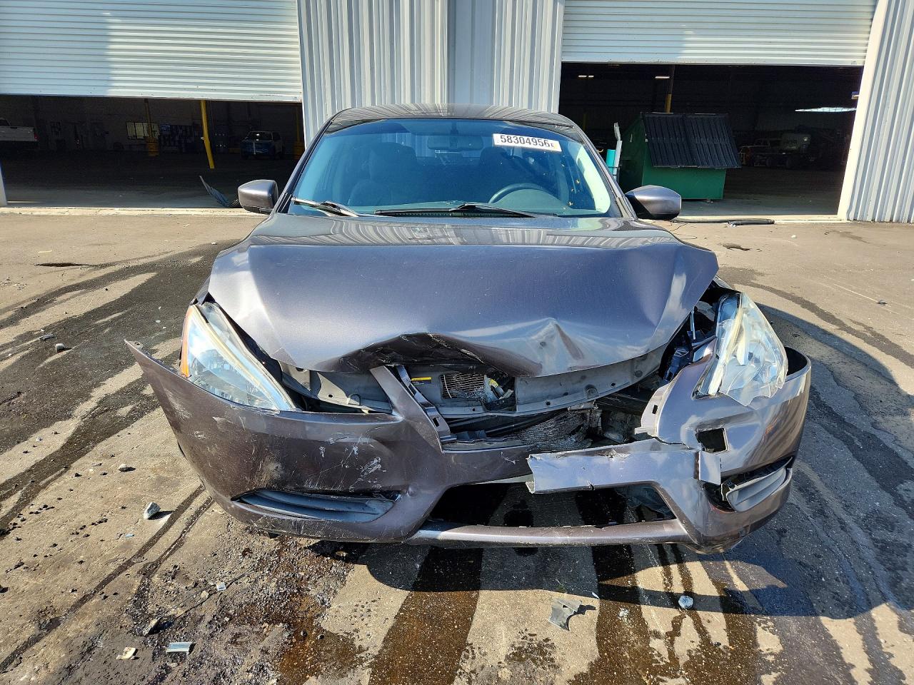 2014 Nissan Sentra Sv Серый vin: 3N1AB7AP0EL656263