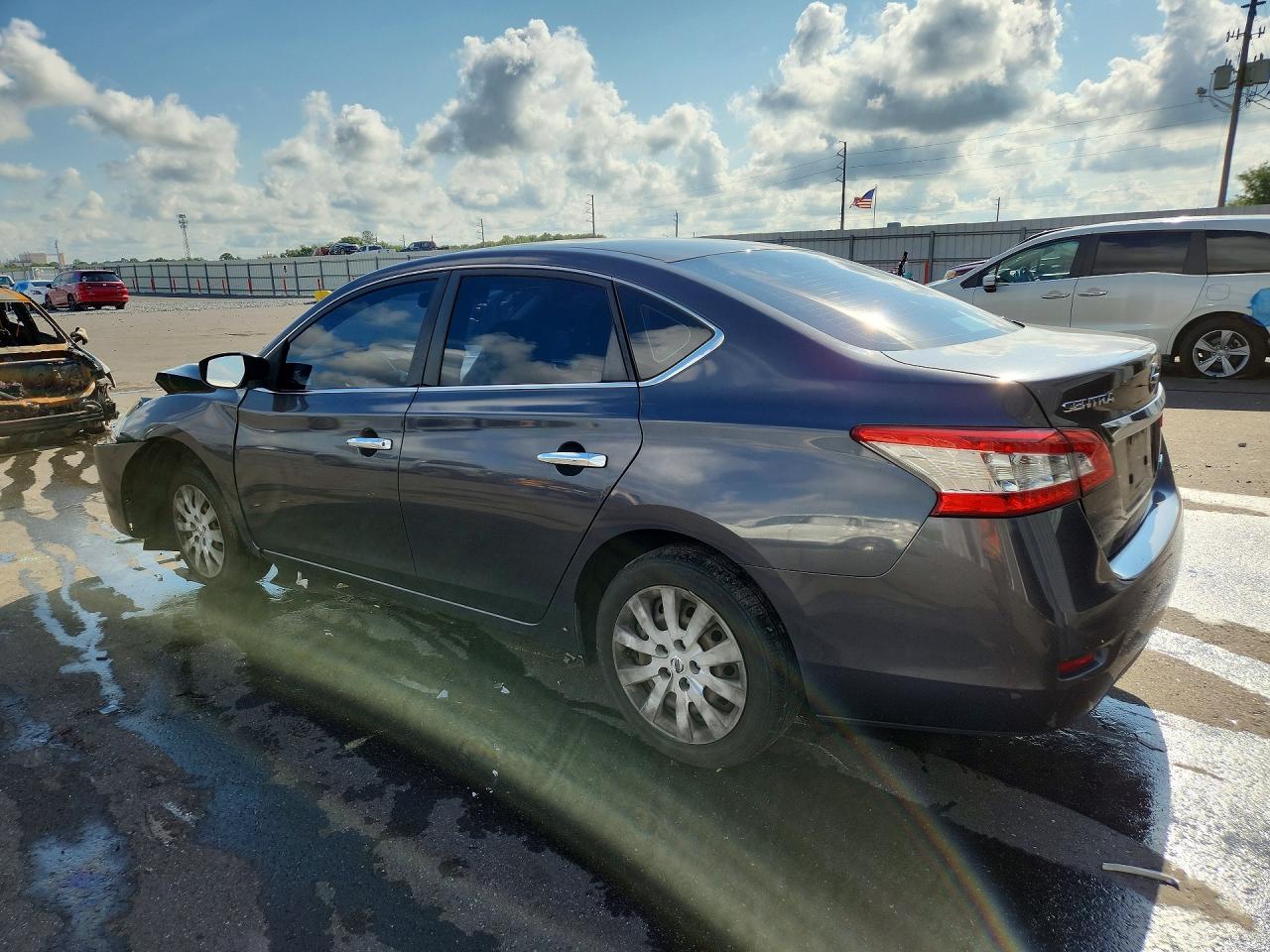2014 Nissan Sentra Sv Серый vin: 3N1AB7AP0EL656263