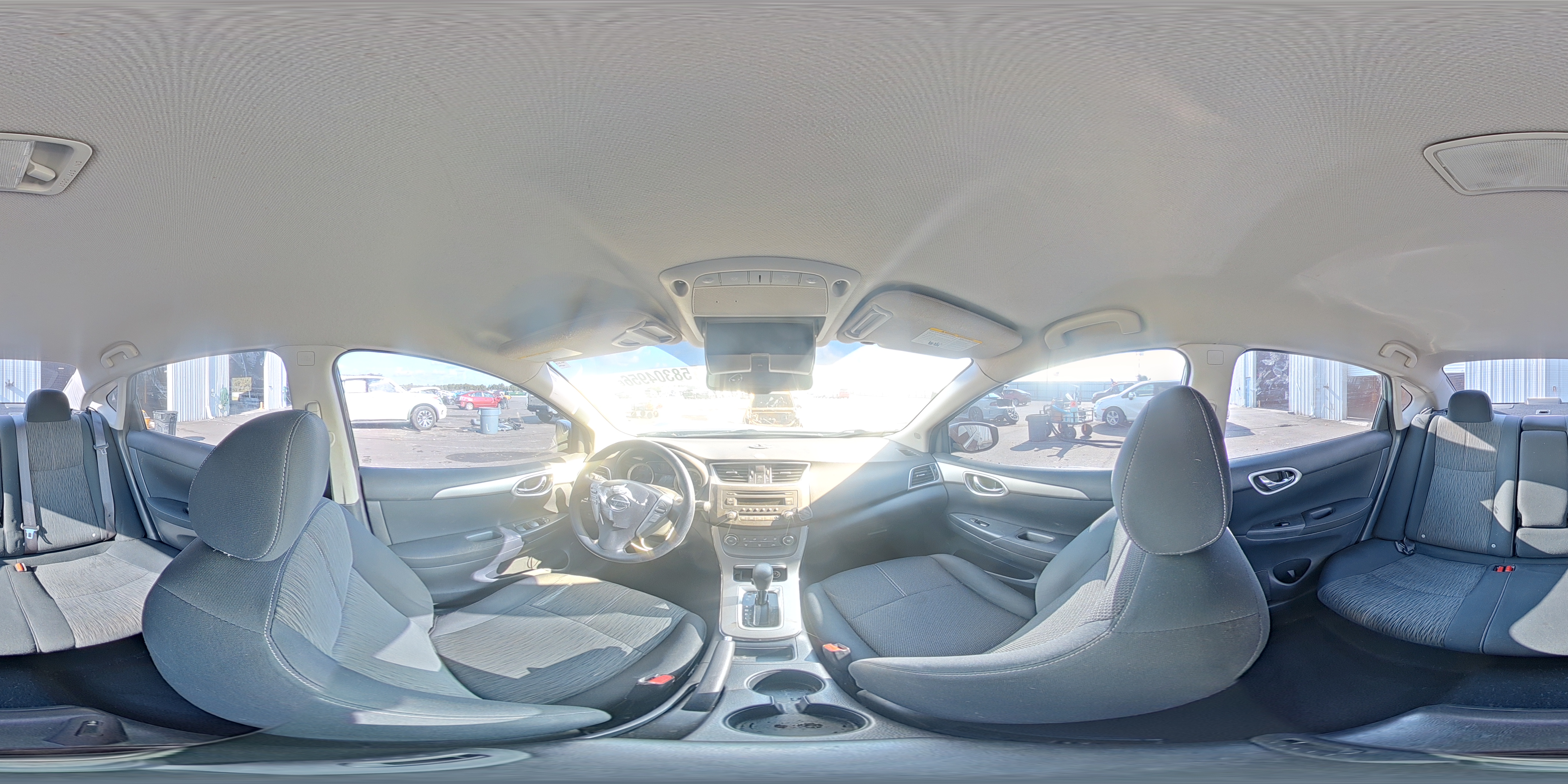 2014 Nissan Sentra Sv Серый vin: 3N1AB7AP0EL656263