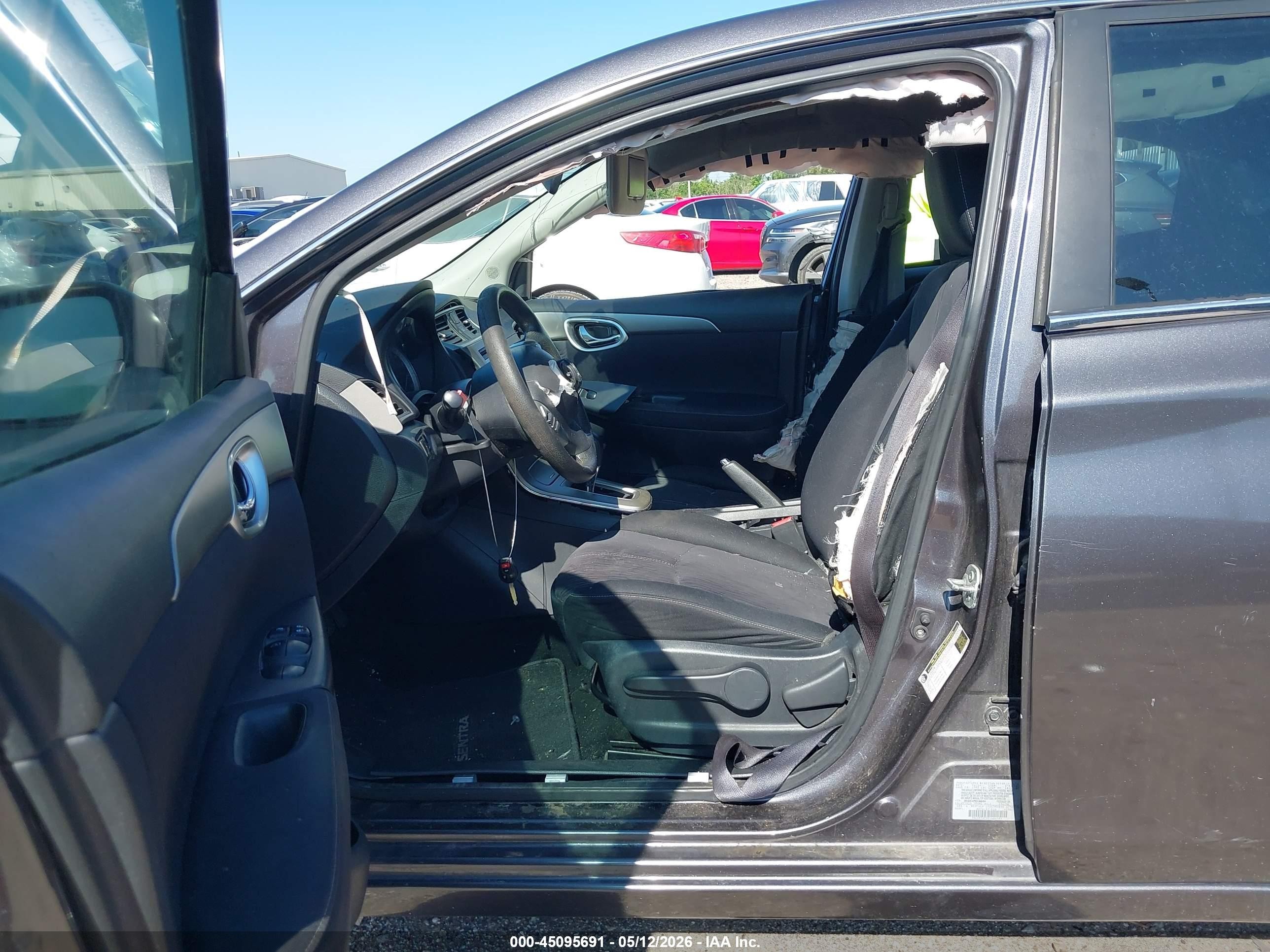 2014 Nissan Sentra Fe+ S/fe+ Sv/s/sl/sr/sv Gray vin: 3N1AB7AP0EL666484