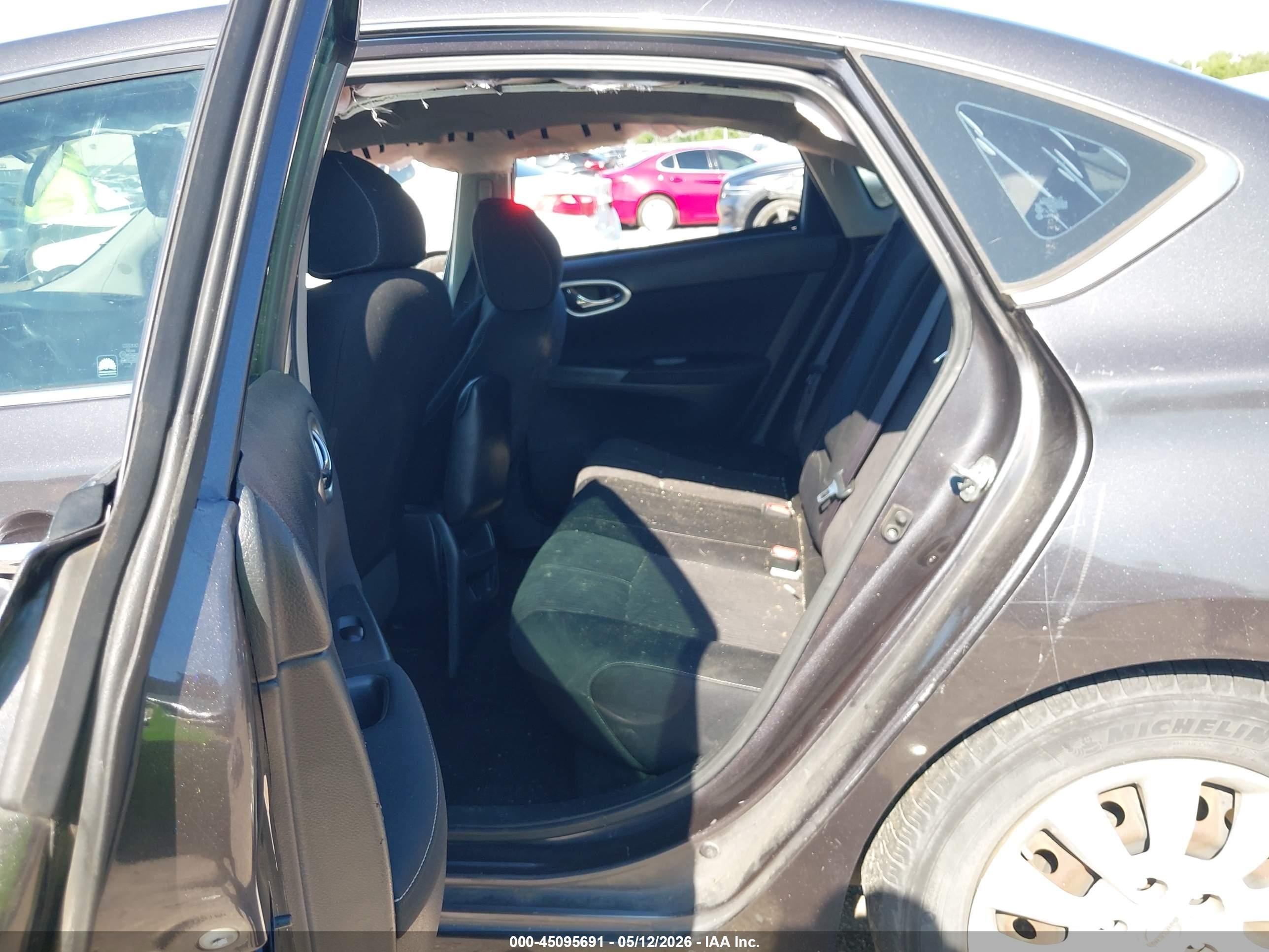 2014 Nissan Sentra Fe+ S/fe+ Sv/s/sl/sr/sv Gray vin: 3N1AB7AP0EL666484