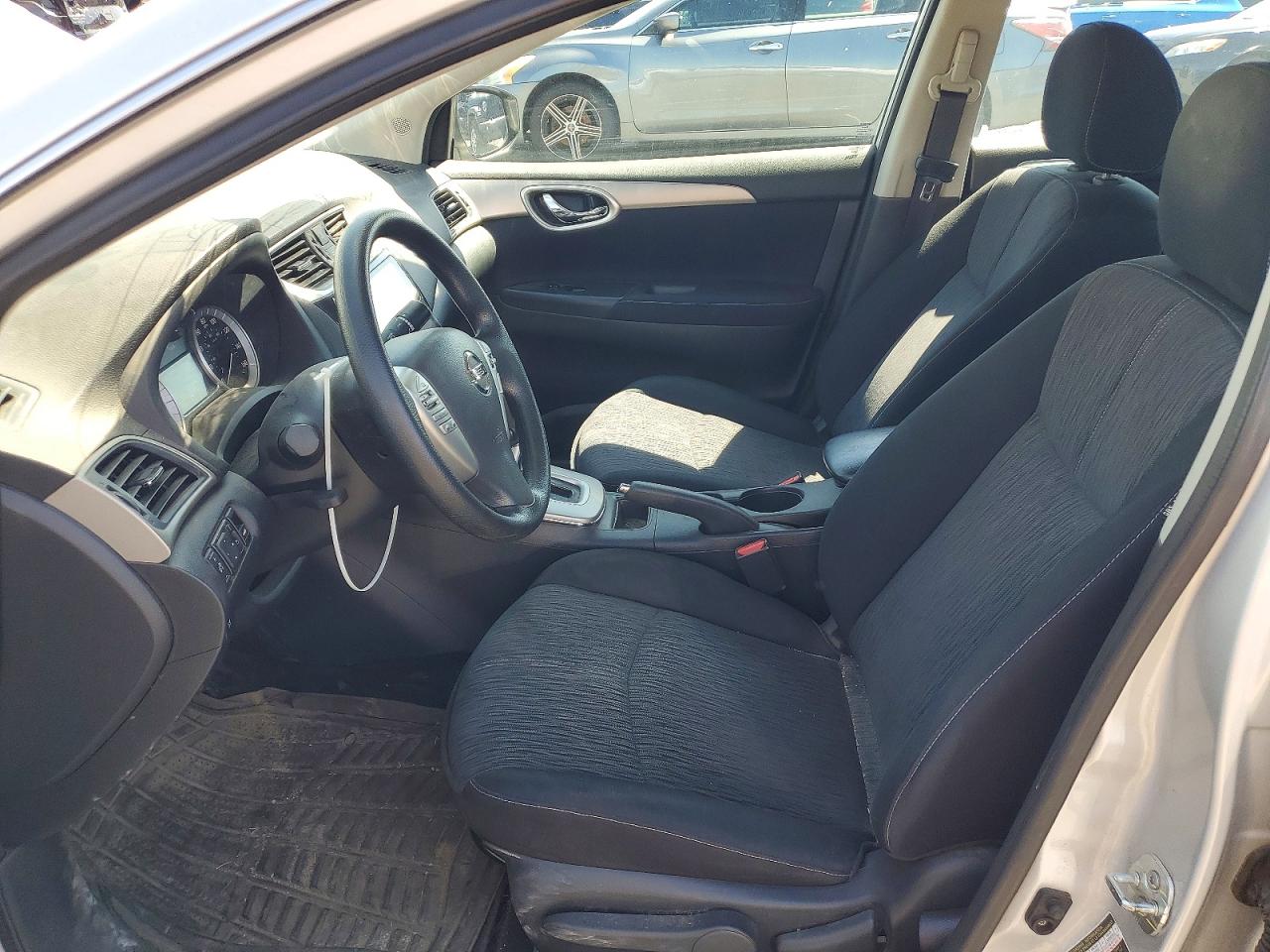 2014 Nissan Sentra Sv Silver vin: 3N1AB7AP0EL667652