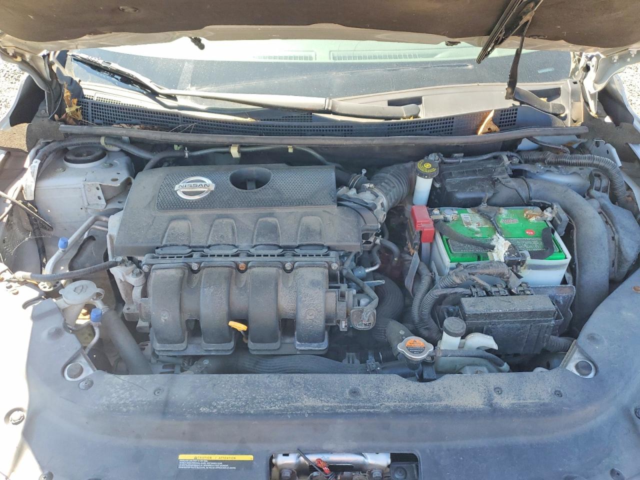 2014 Nissan Sentra Sv Silver vin: 3N1AB7AP0EL667652