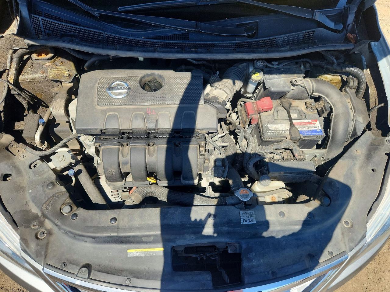 2014 Nissan Sentra S Silver vin: 3N1AB7AP0EL672219