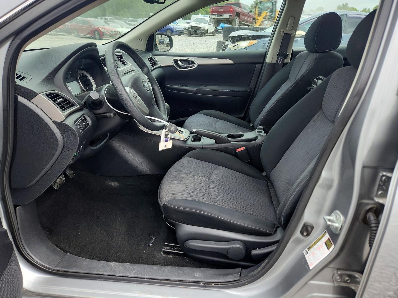 2014 Nissan Sentra Sv Gray vin: 3N1AB7AP0EL676383